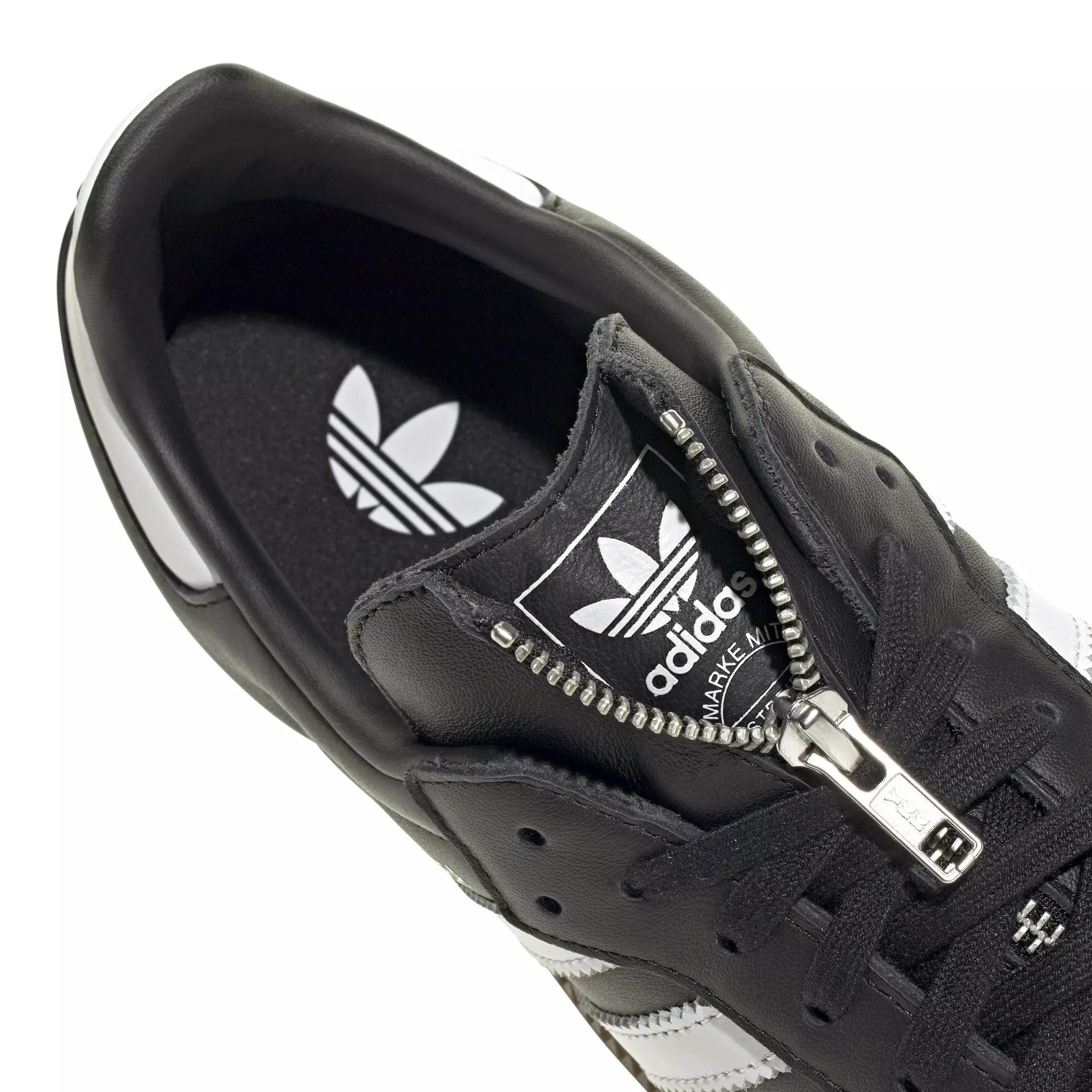 adidas Originals Samba x Jeremy Scott Pride Samba OG "Core Black/Ftwr White/Gum 5" Unisex Shoe - BLACK/WHITE/GUM