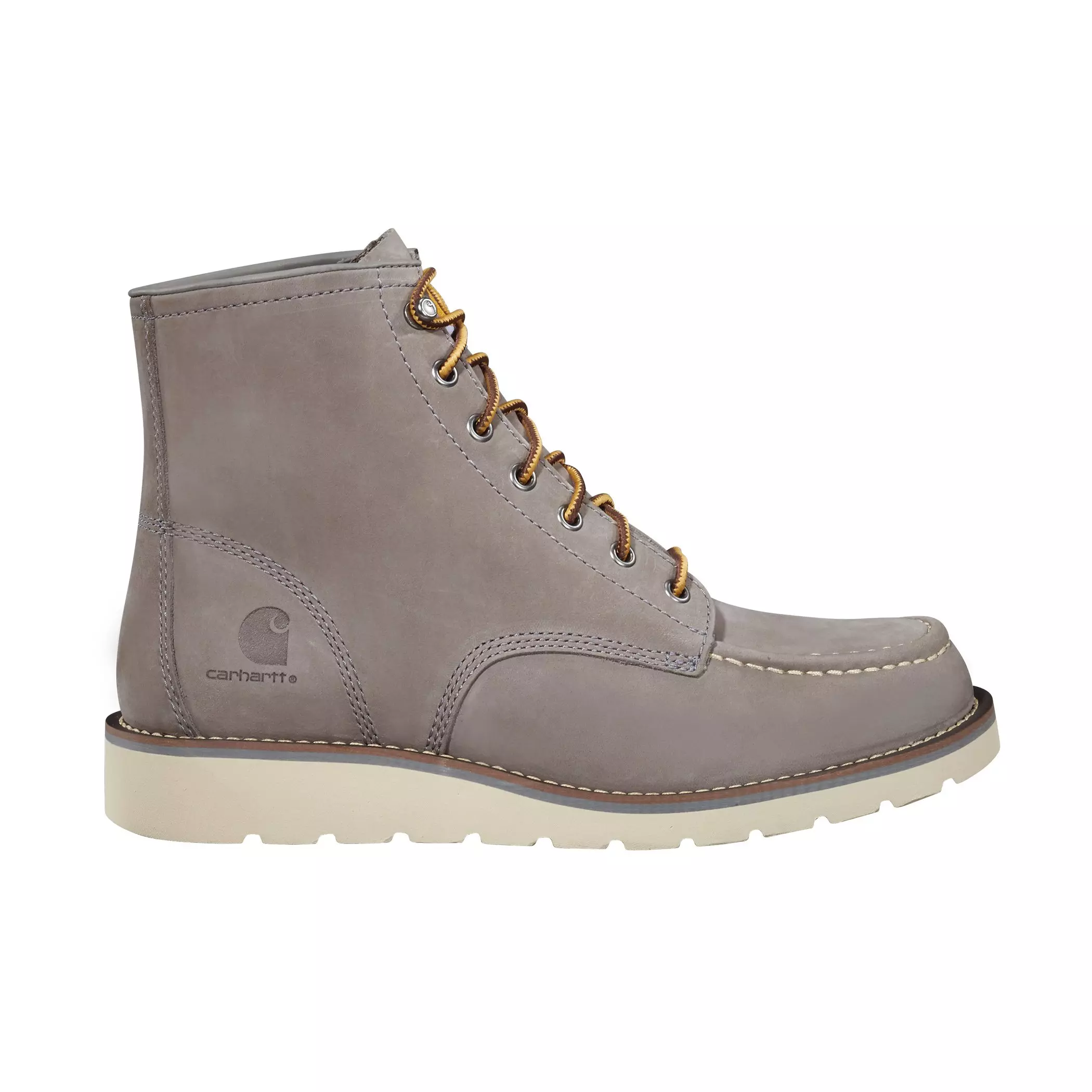 Carhartt 6" Moc Toe "Grey" Men's Wedge Boot - GREY