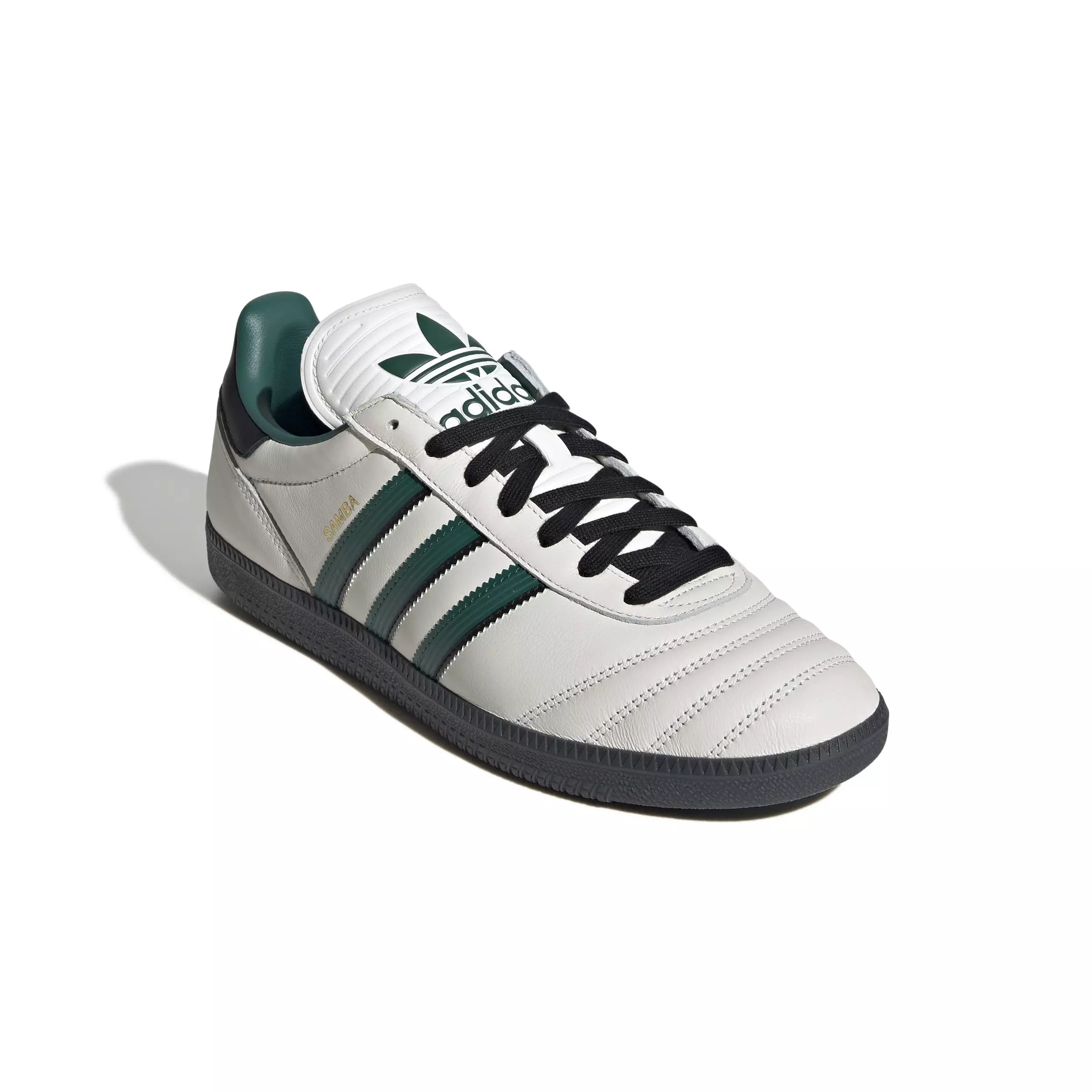 adidas Originals Samba Jp "Core White/Collegiate Green/Carbon" Unisex Shoe - WHITE/GREEN/CARBON
