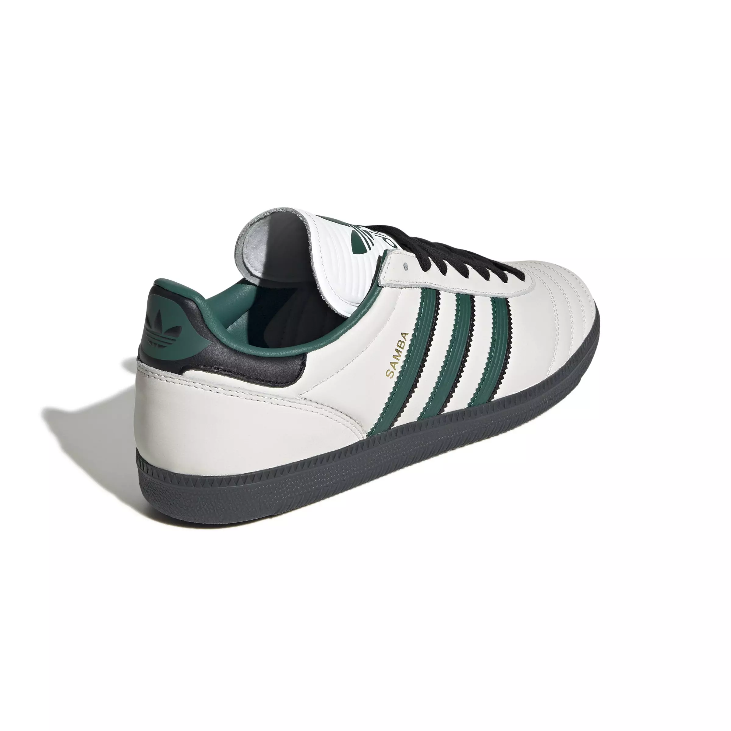 adidas Originals Samba Jp "Core White/Collegiate Green/Carbon" Unisex Shoe - WHITE/GREEN/CARBON
