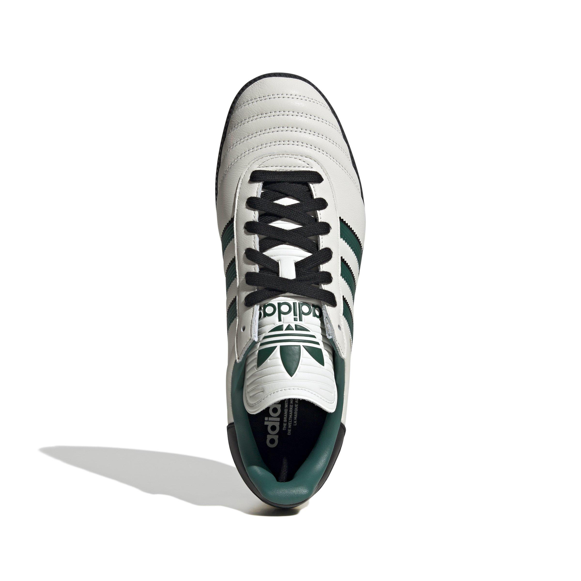 adidas Originals Samba Jp "Core White/Collegiate Green/Carbon" Unisex Shoe - WHITE/GREEN/CARBON Thumbnail View 5