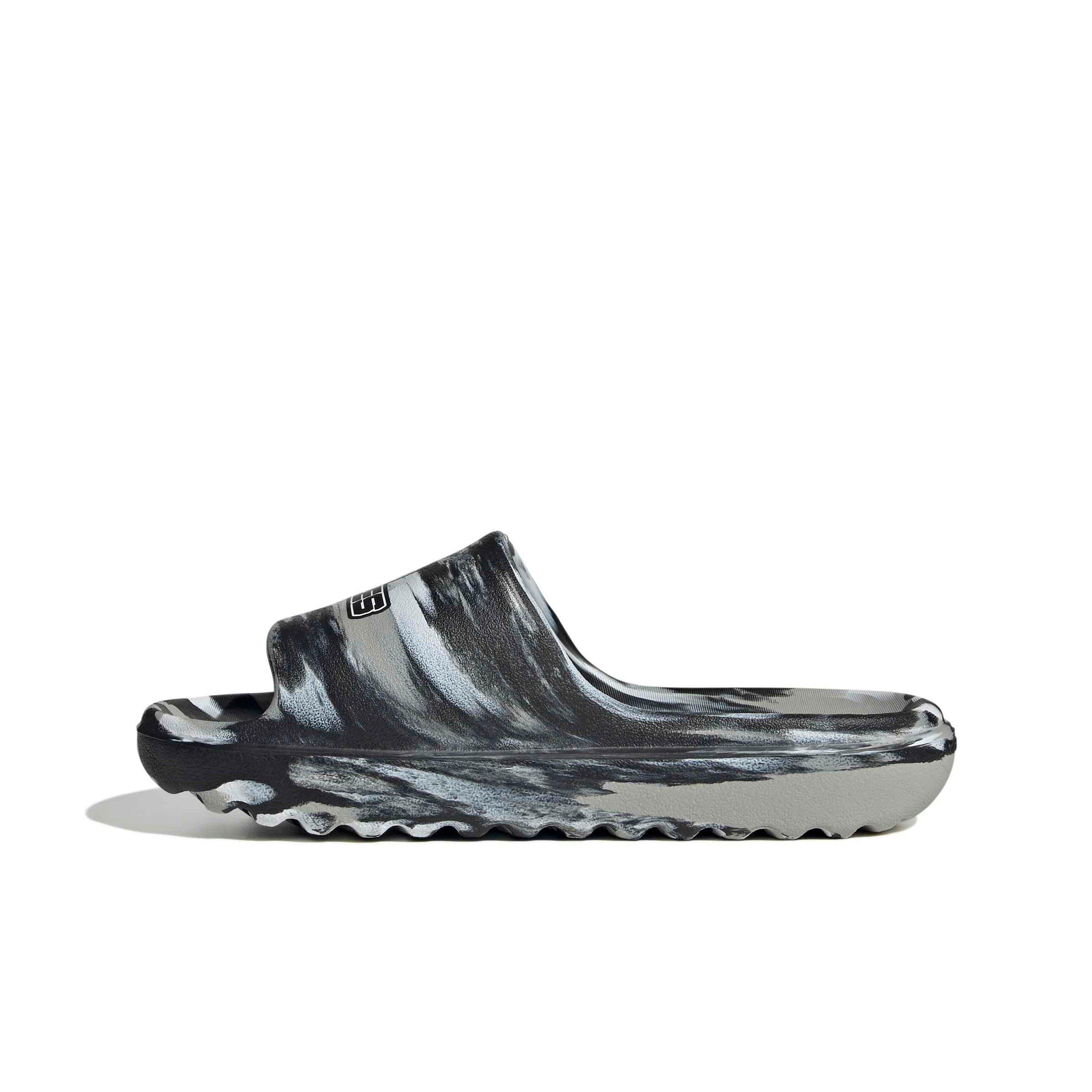 adidas Adilette Lumia "Grey Two/Core Black/Ftwr White" Men's Slide - GREY/BLACK/WHITE Thumbnail View 2