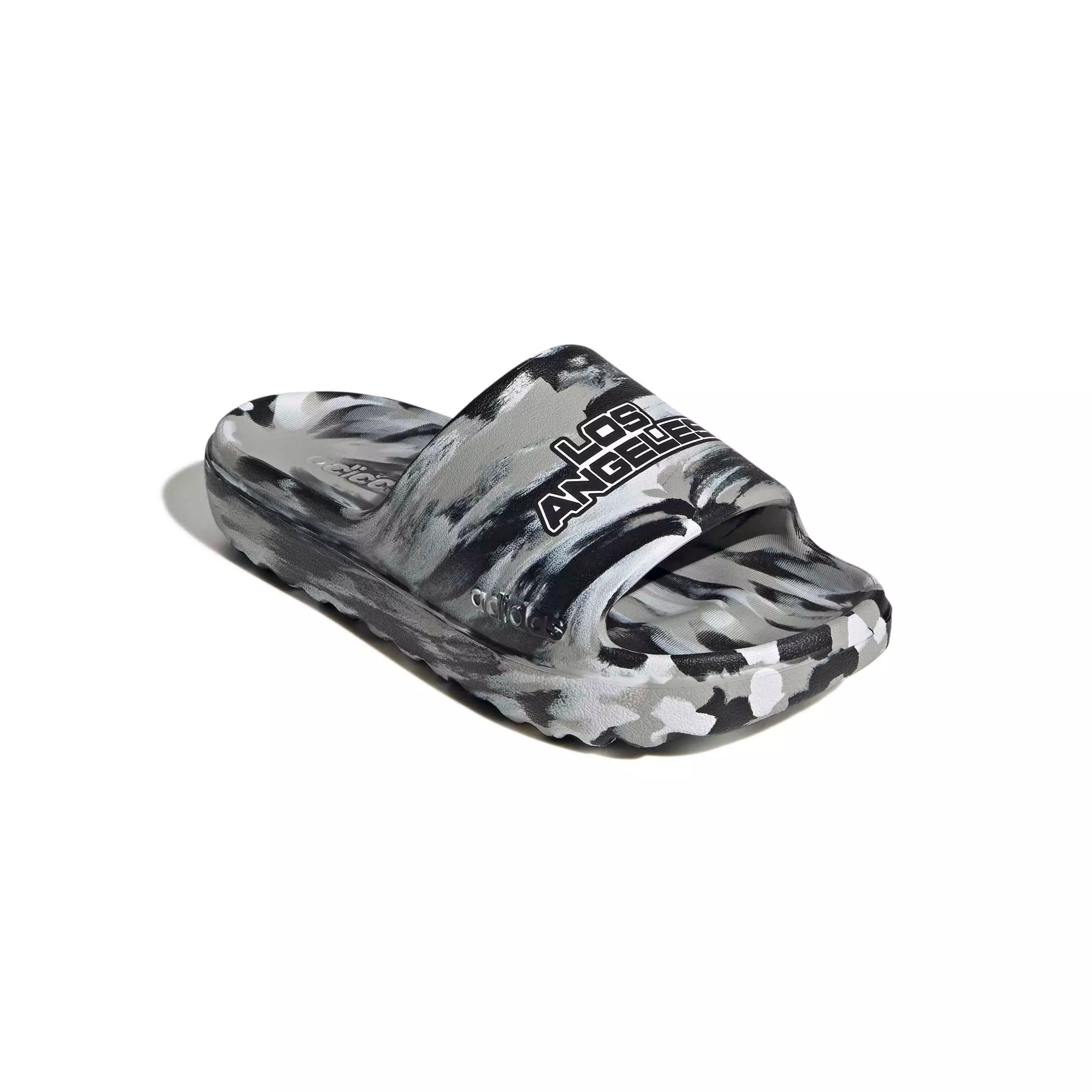adidas Adilette Lumia "Grey Two/Core Black/Ftwr White" Men's Slide - GREY/BLACK/WHITE