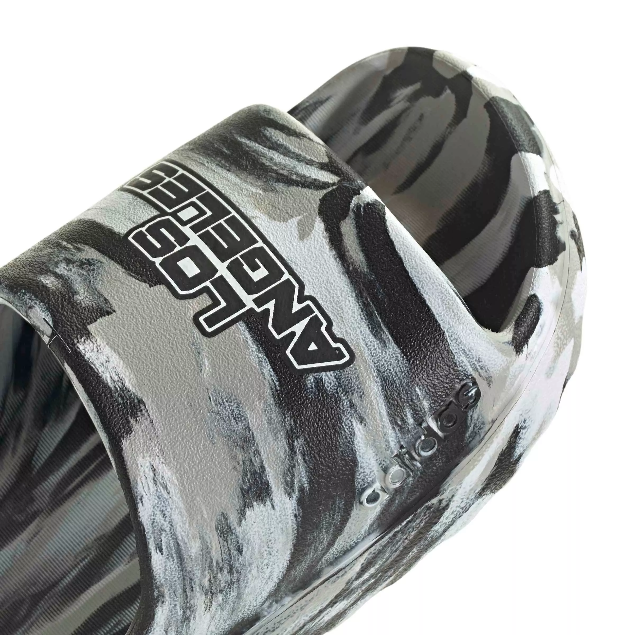 adidas Adilette Lumia "Grey Two/Core Black/Ftwr White" Men's Slide - GREY/BLACK/WHITE