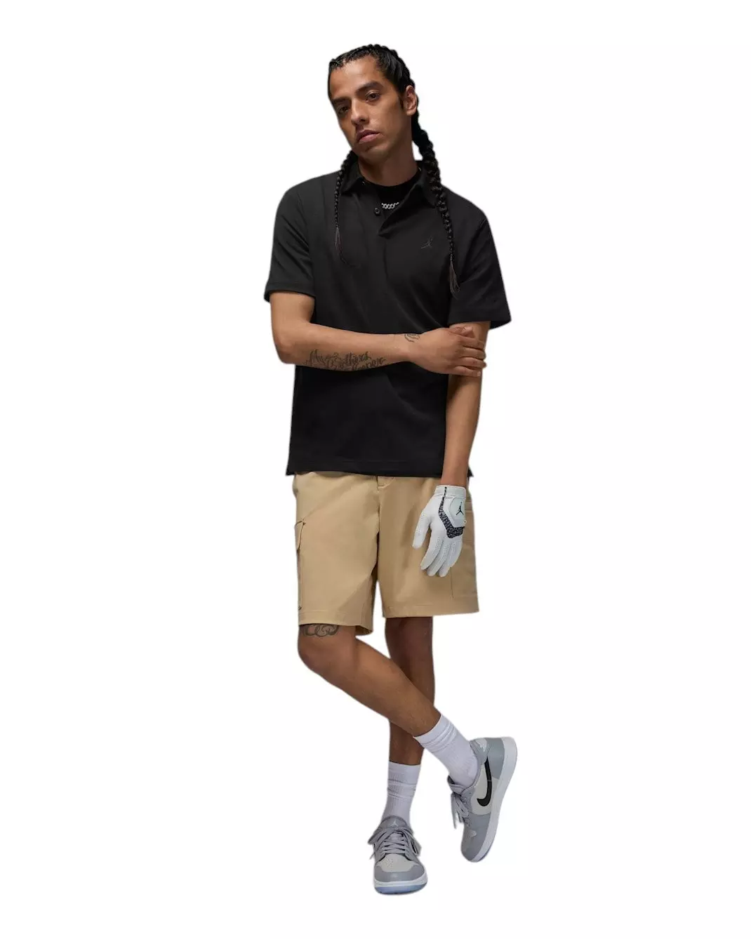 Jordan Men's Sport Dri-FIT Golf Polo - Black - BLACK