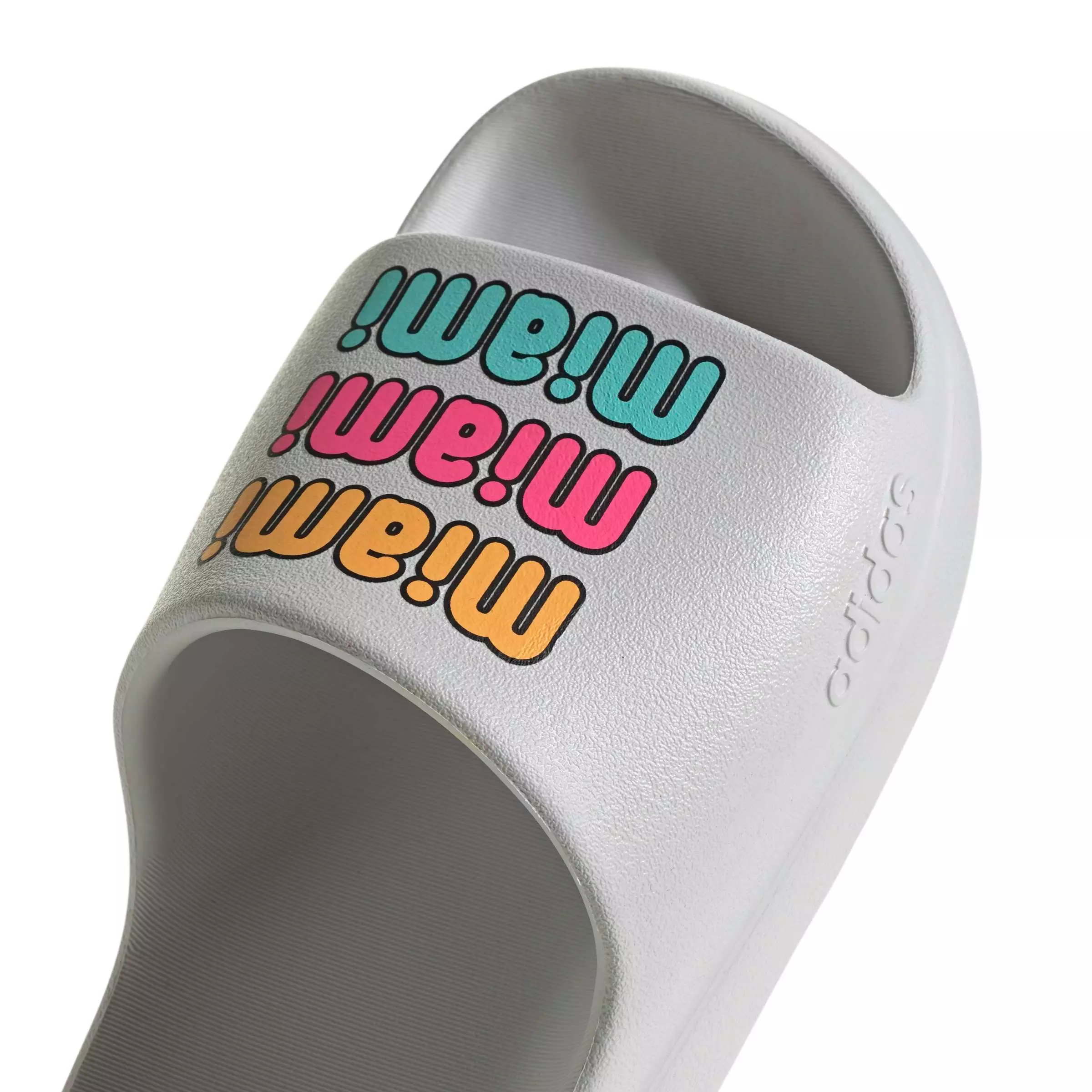 adidas Adilette Lumia "Dash Grey/Lucid Pink/Lucid Tangerine" Men's Slide - GREY/PINK/TANGERINE