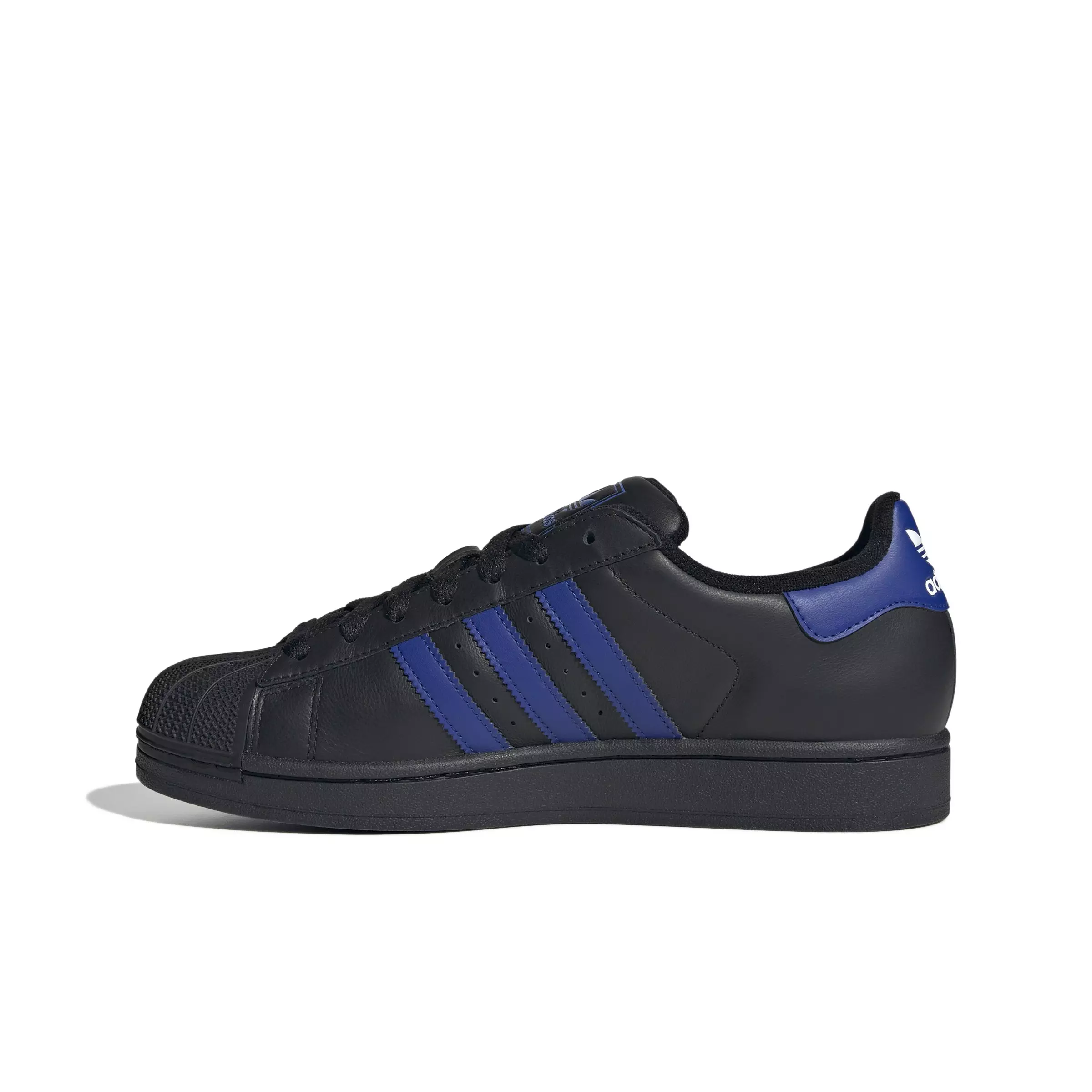 adidas Originals Superstar II "Core Black/Semi Lucid Blue/Ftwr White" Unisex Shoe - BLACK/BLUE/WHITE