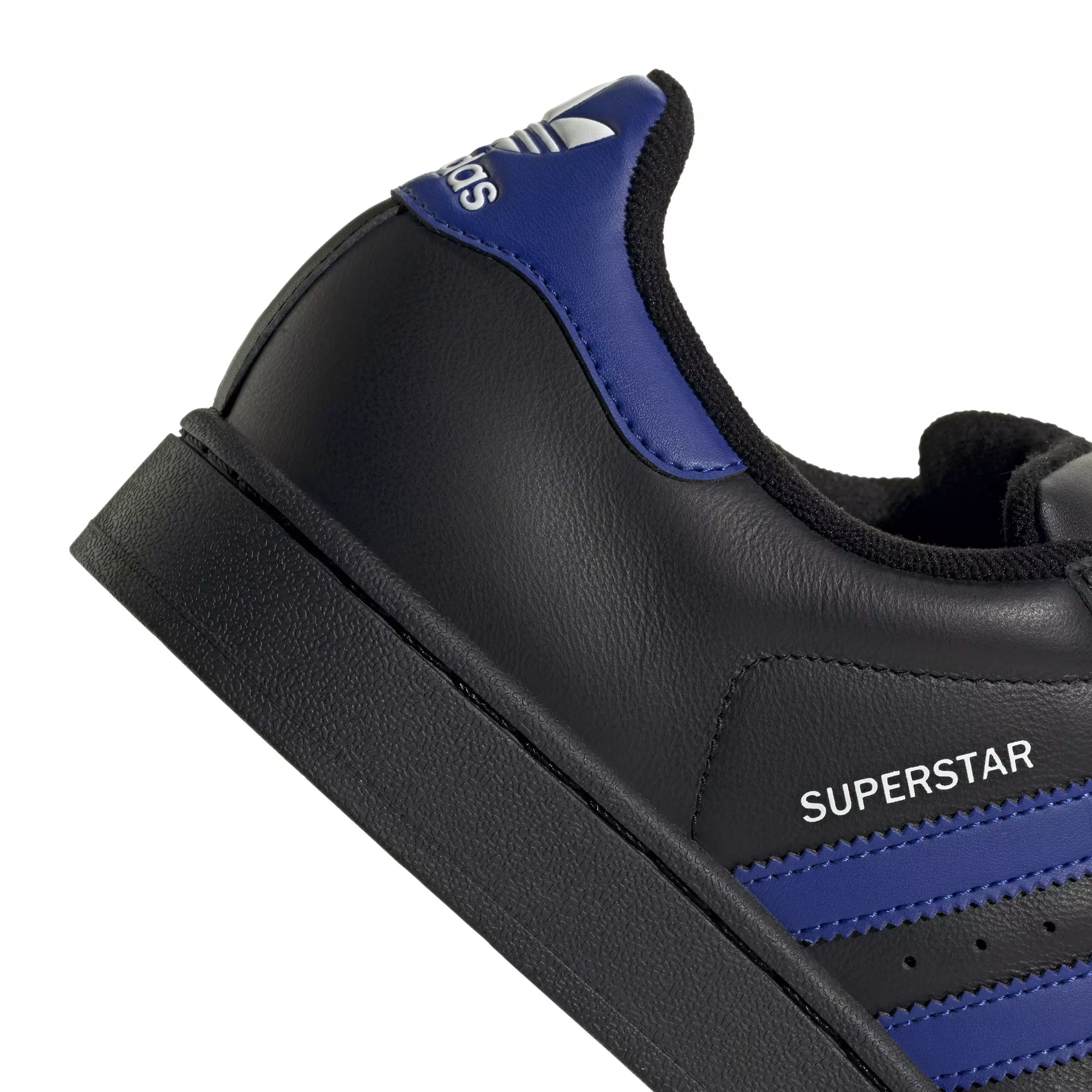 adidas Originals Superstar II "Core Black/Semi Lucid Blue/Ftwr White" Unisex Shoe - BLACK/BLUE/WHITE