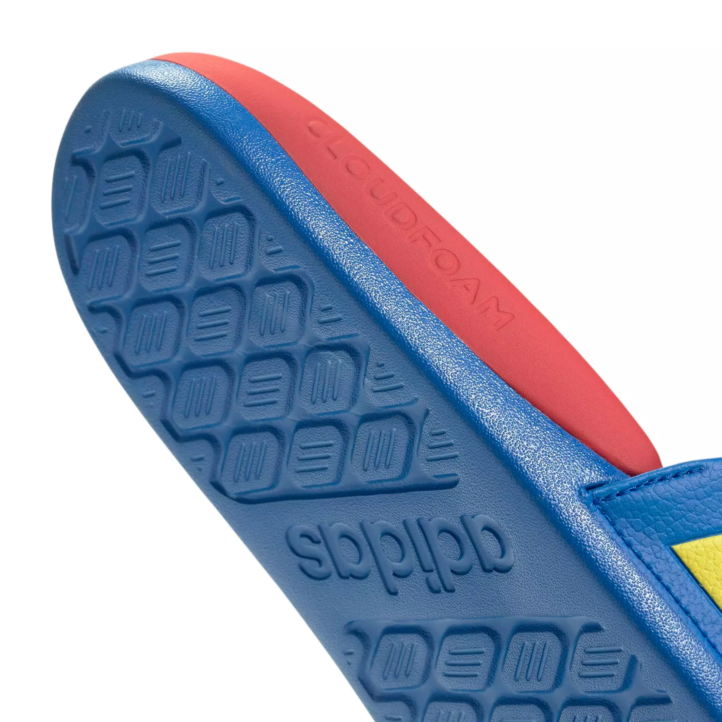 adidas Adilette Comfort 2.0 Colombia "Glory Blue/Semi Lucid Red/Impact Yellow" Men's Slide - BLUE/RED/YELLOW