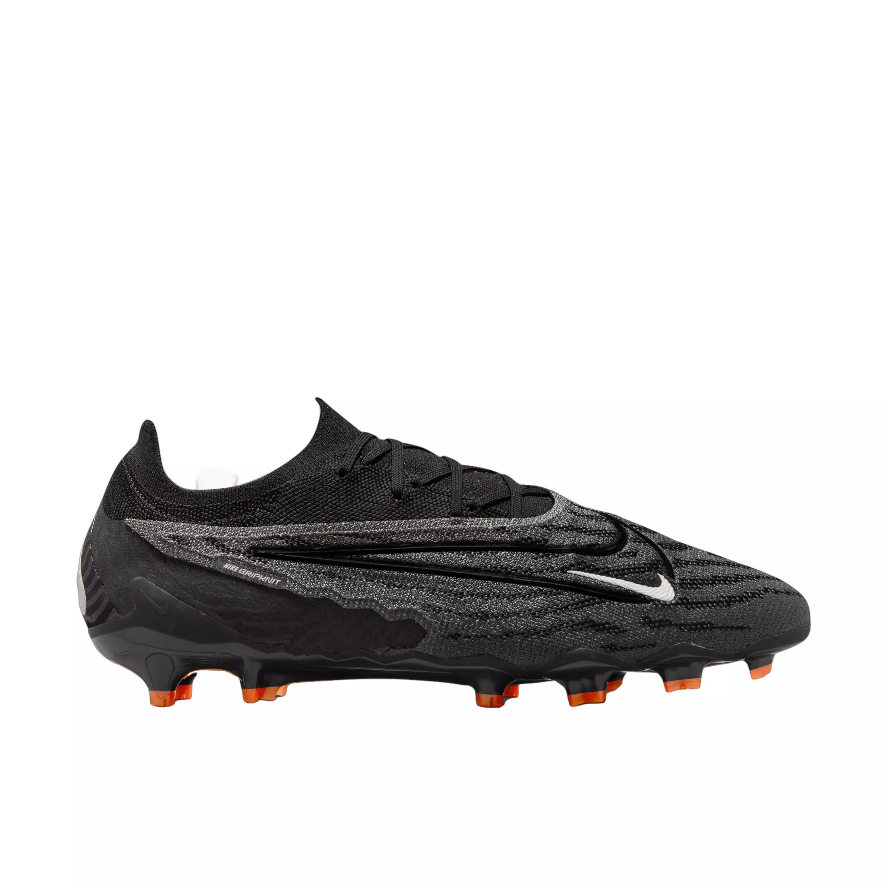 Nike Gripknit Phantom GX Elite FG Black/Summit White/Dark Smoke Grey  Men's Soccer Cleat - Hibbett