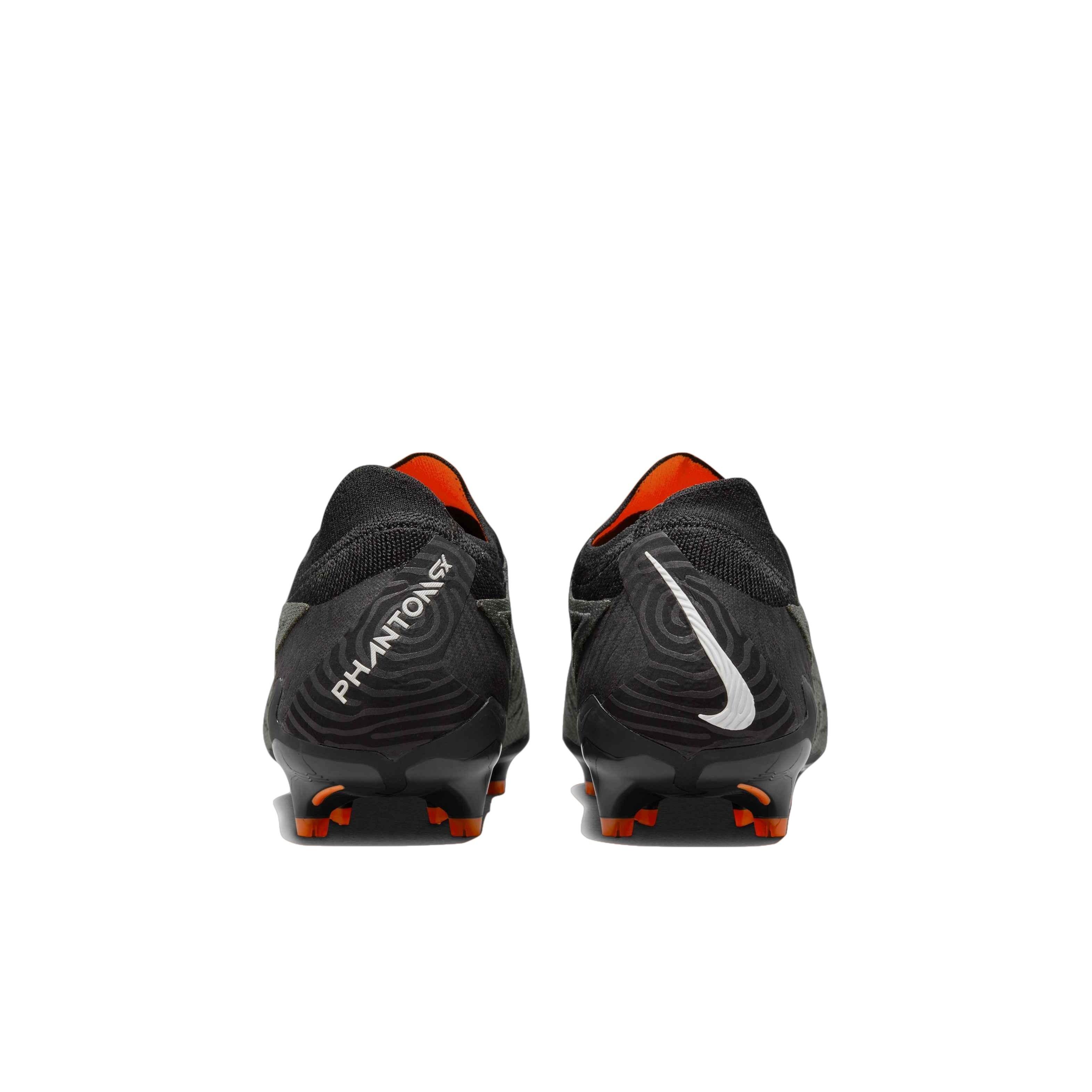 Nike Gripknit Phantom GX Elite FG "Black/Summit White/Dark Smoke Grey" Men's Soccer Cleat - BLACK/WHITE/DK GREY Thumbnail View 5