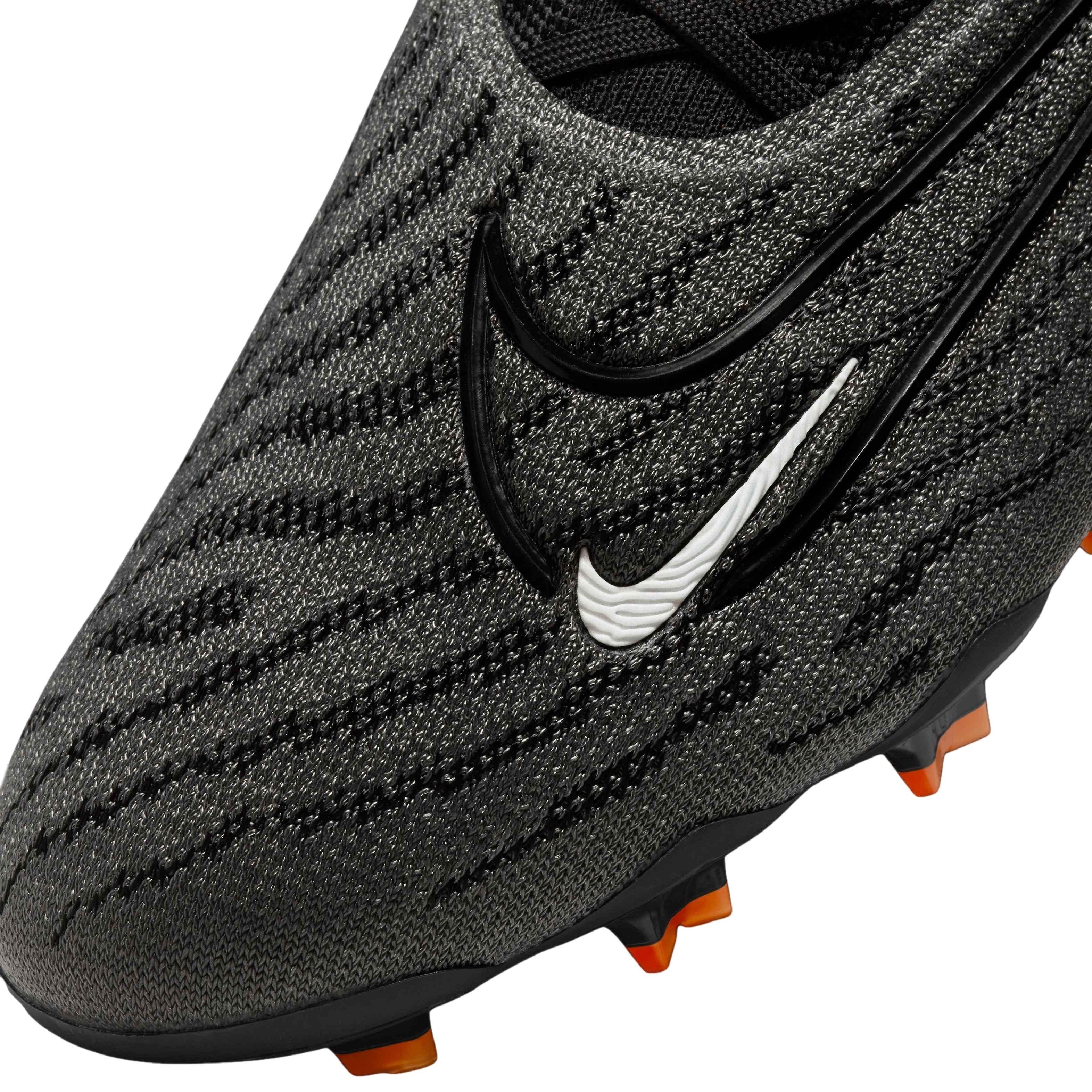 Nike Gripknit Phantom GX Elite FG "Black/Summit White/Dark Smoke Grey" Men's Soccer Cleat - BLACK/WHITE/DK GREY Thumbnail View 7