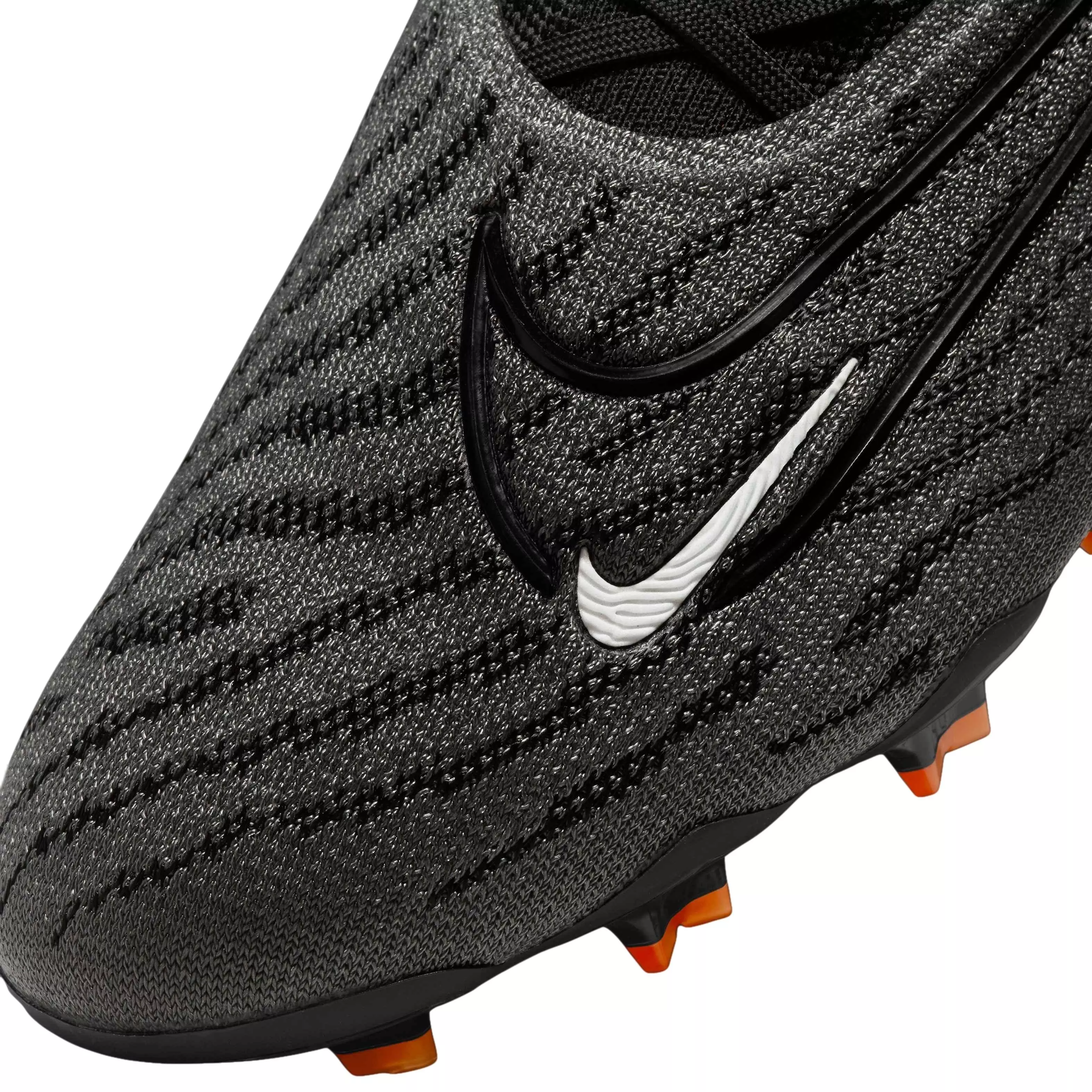 Nike Gripknit Phantom GX Elite FG "Black/Summit White/Dark Smoke Grey" Men's Soccer Cleat - BLACK/WHITE/DK GREY
