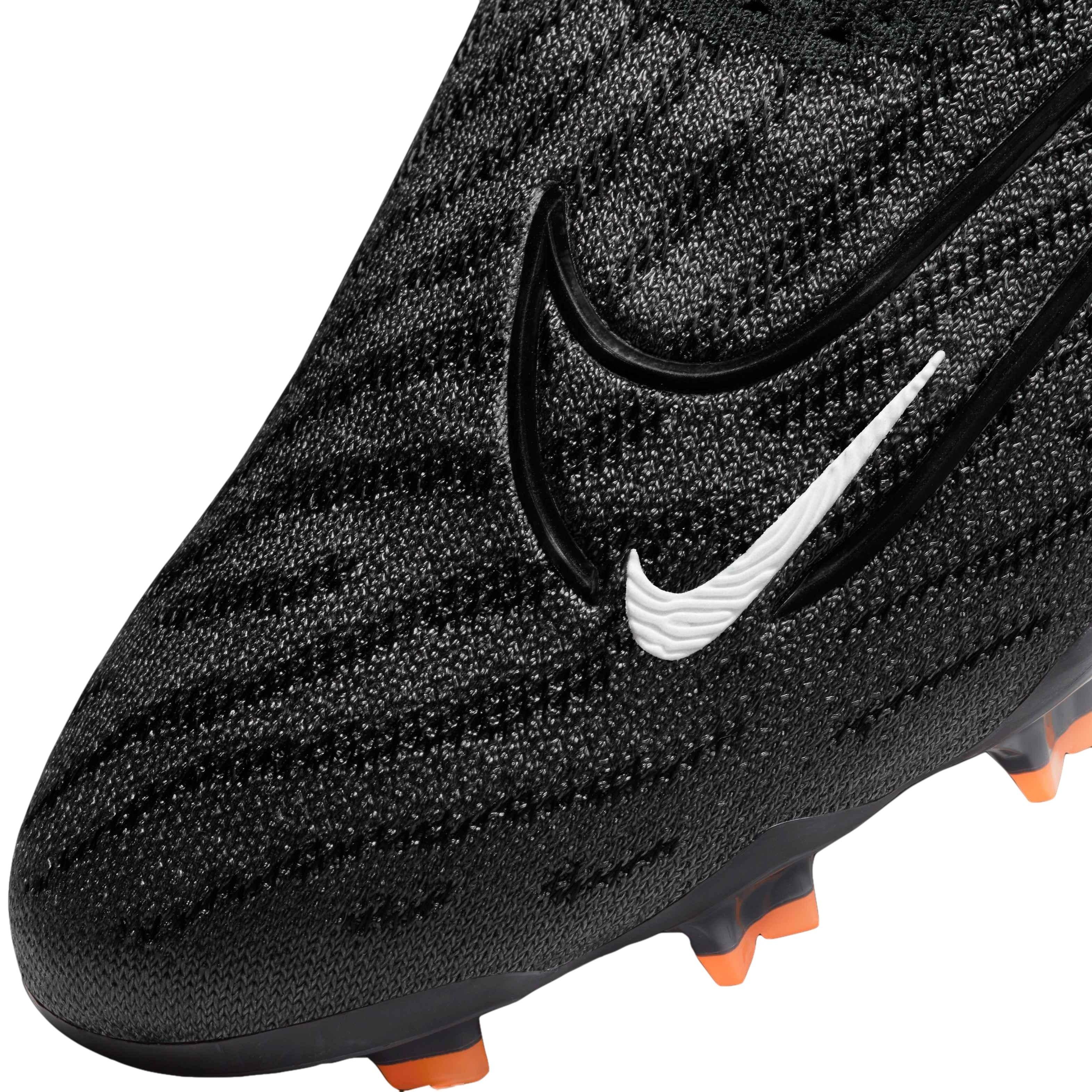 Nike Gripknit Phantom GX Elite Dynamic Fit FG "Black/Summit White/Smoke Grey" Men's Soccer Cleat - BLACK/WHITE/DK GREY Thumbnail View 7