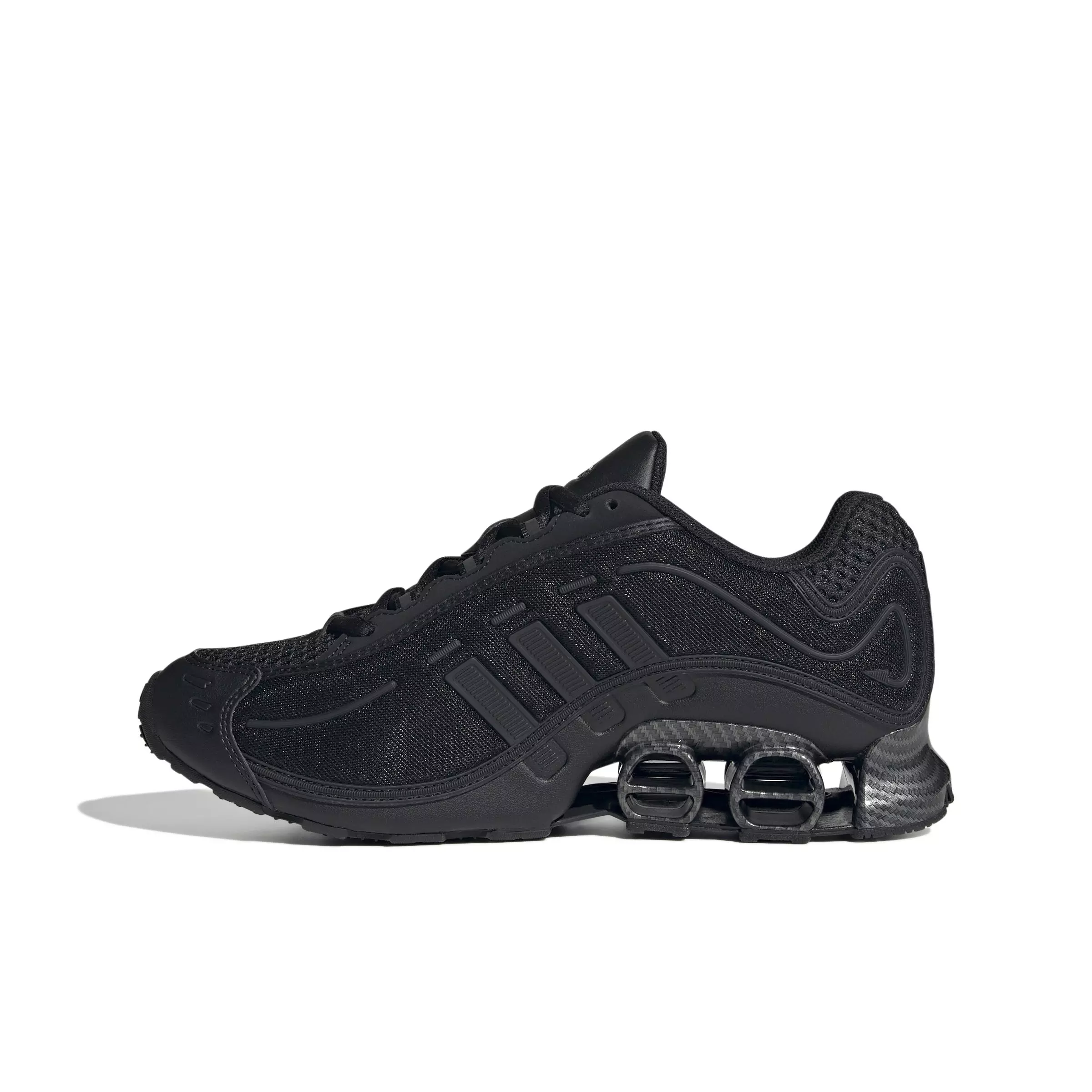 adidas Originals Megaride O1 "Core Black/Core Black/Iron Metallic" Unisex Shoe - BLACK/BLACK/IRON