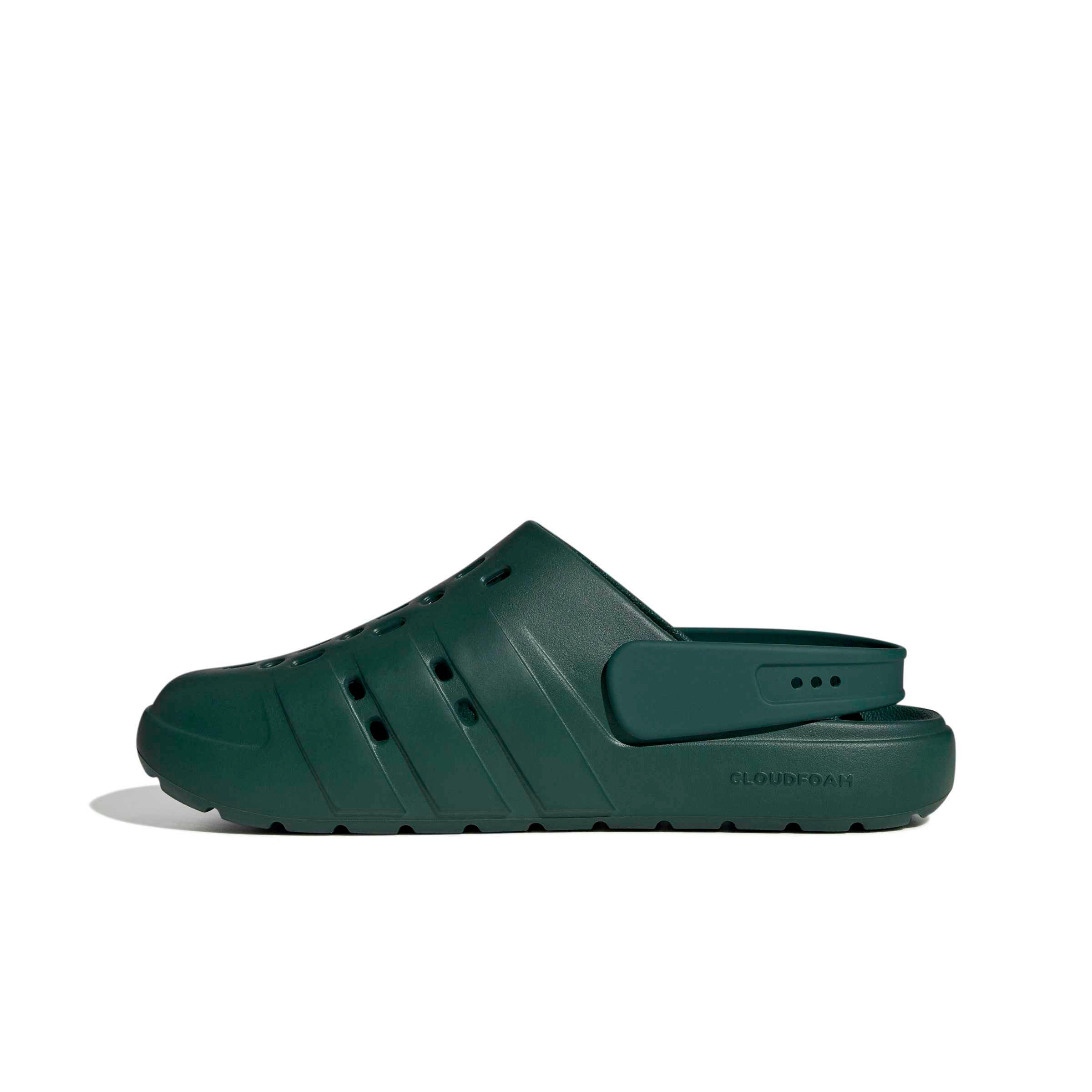 adidas Adilette Clog 2.0 "Collegiate Green/Collegiate Green/Collegiate Green" Men's Shoe - GREEN/GREEN/GREEN Thumbnail View 2