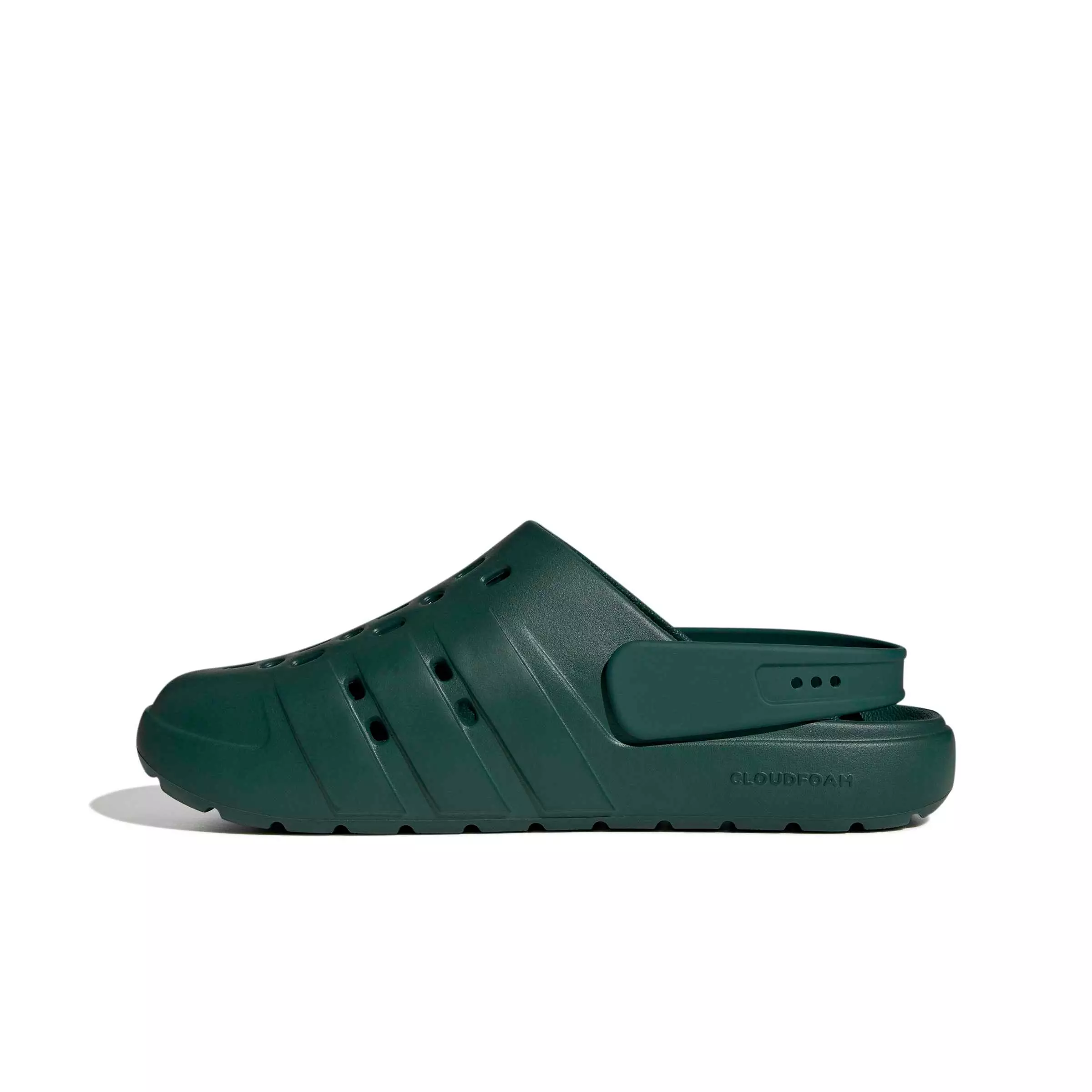 adidas Adilette Clog 2.0 "Collegiate Green/Collegiate Green/Collegiate Green" Men's Shoe - GREEN/GREEN/GREEN