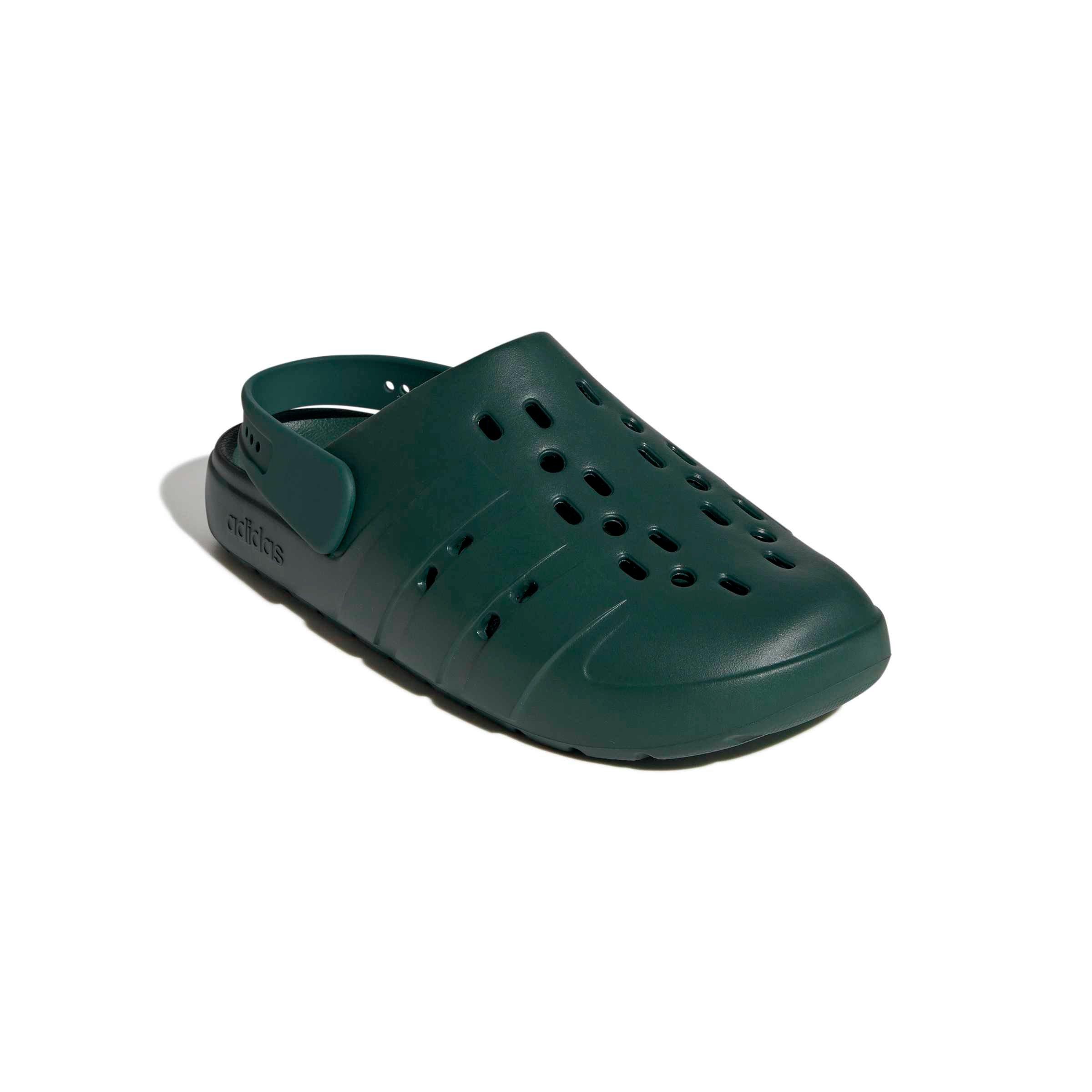 adidas Adilette Clog 2.0 "Collegiate Green/Collegiate Green/Collegiate Green" Men's Shoe - GREEN/GREEN/GREEN Thumbnail View 3