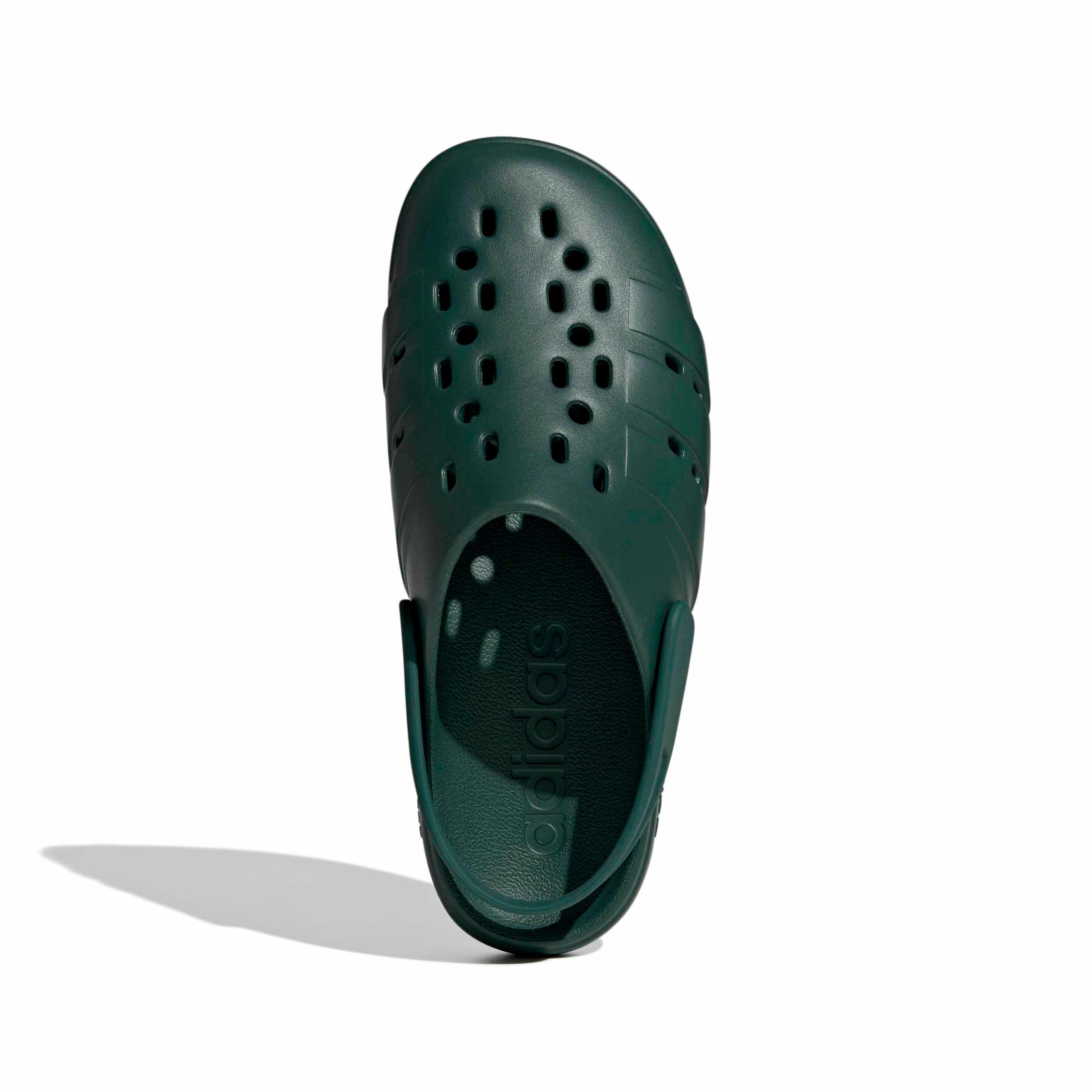 adidas Adilette Clog 2.0 "Collegiate Green/Collegiate Green/Collegiate Green" Men's Shoe - GREEN/GREEN/GREEN Thumbnail View 5