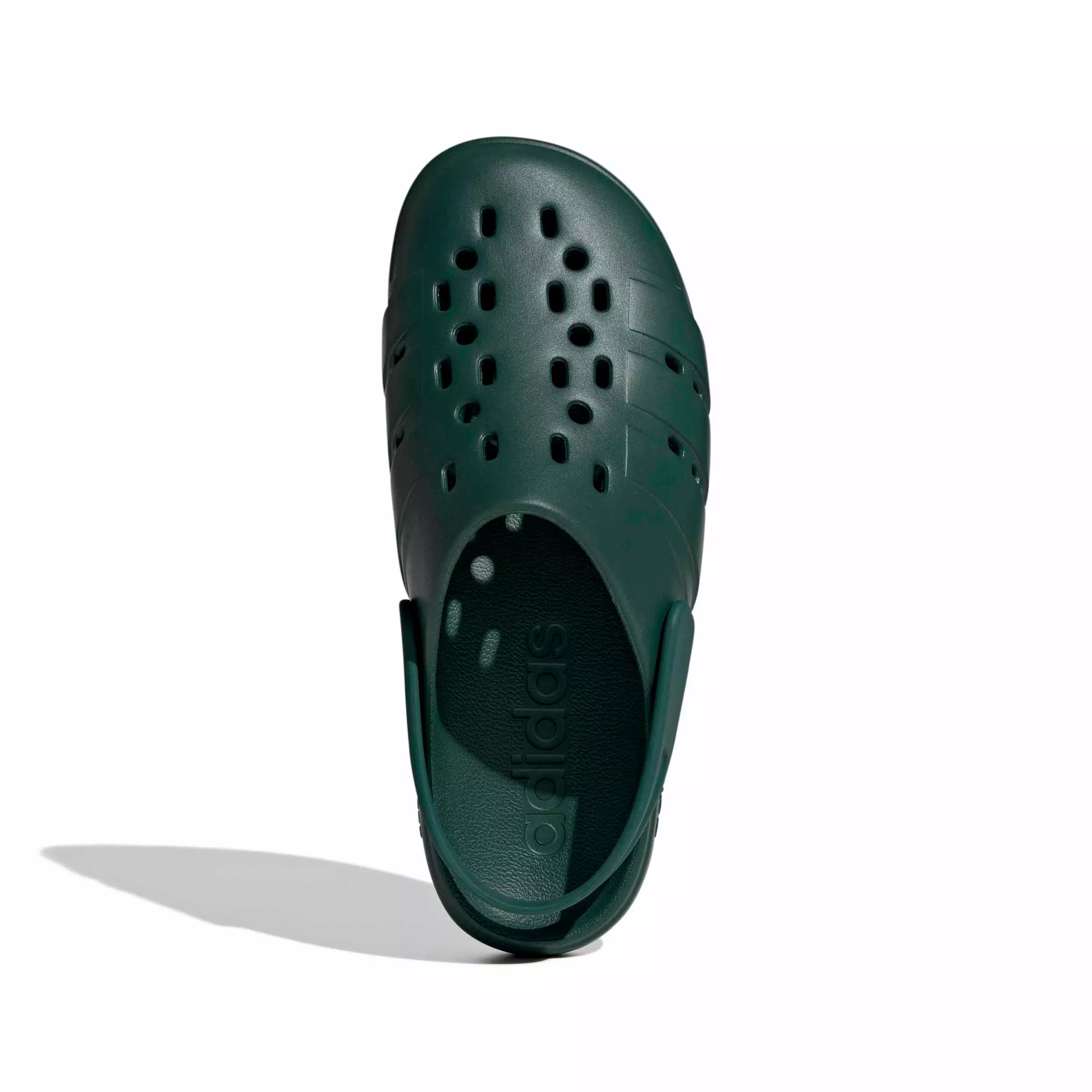 adidas Adilette Clog 2.0 "Collegiate Green/Collegiate Green/Collegiate Green" Men's Shoe - GREEN/GREEN/GREEN