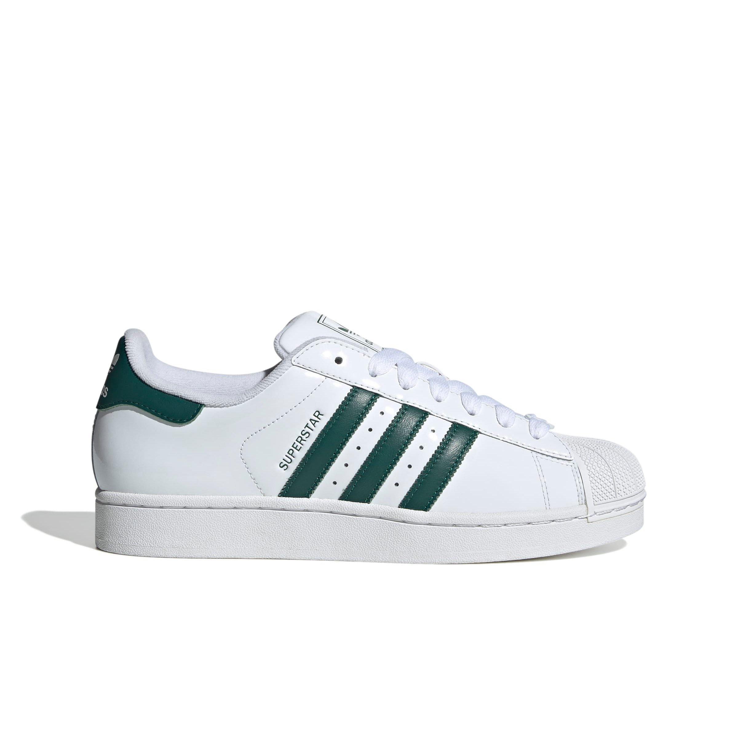 adidas Originals Superstar II "Ftwr White/Collegiate Green/Ftwr White" Unisex Shoe - WHITE/GREEN/WHITE Thumbnail View 1