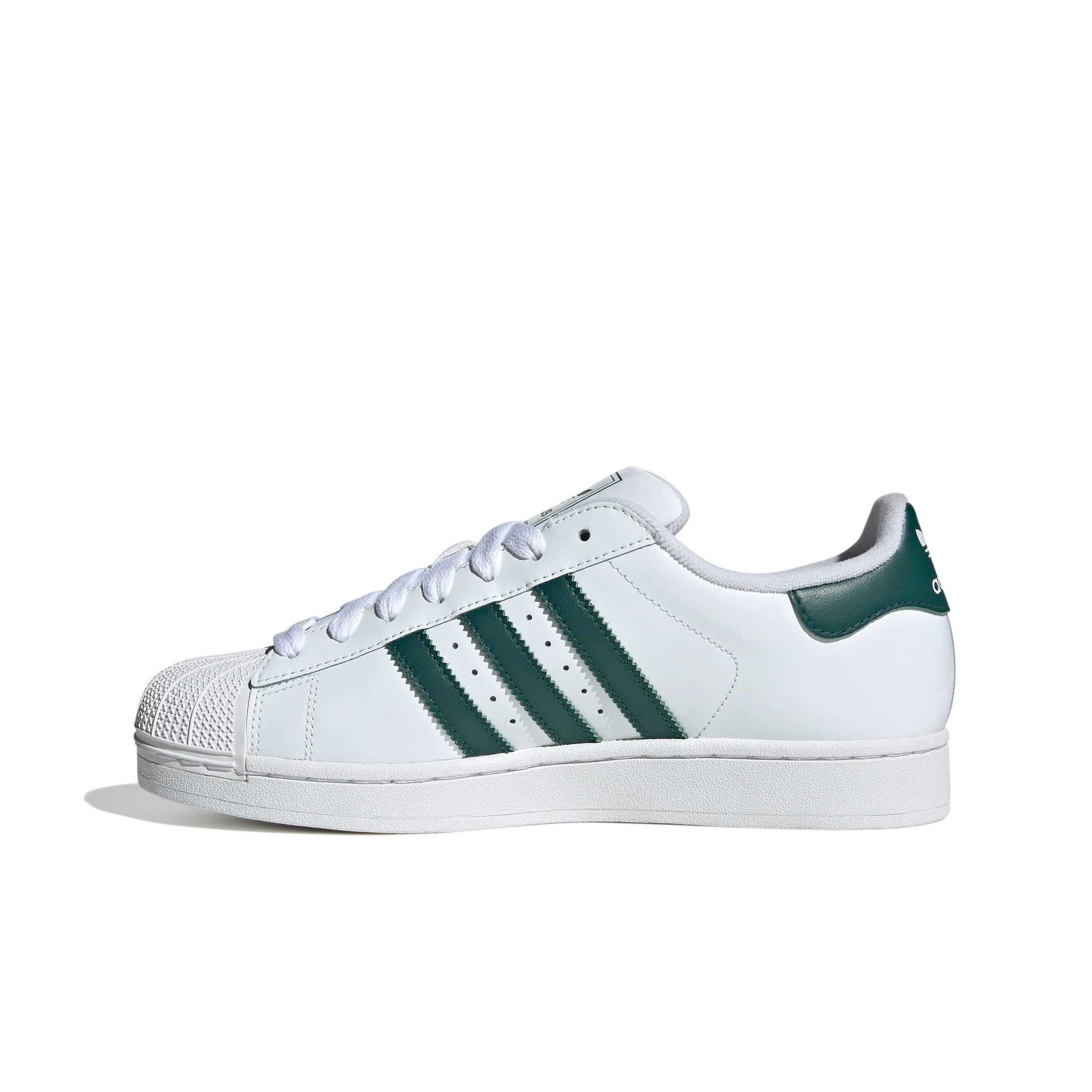 adidas Originals Superstar II "Ftwr White/Collegiate Green/Ftwr White" Unisex Shoe - WHITE/GREEN/WHITE Thumbnail View 2