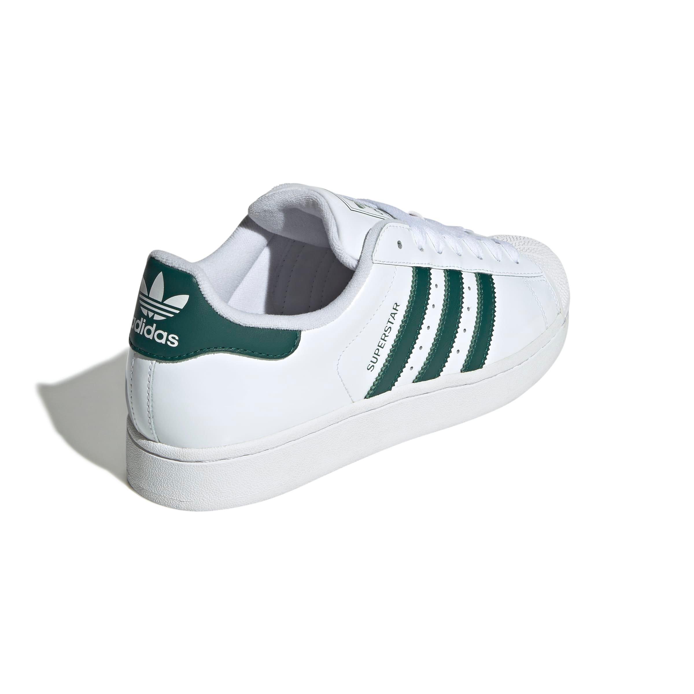 adidas Originals Superstar II "Ftwr White/Collegiate Green/Ftwr White" Unisex Shoe - WHITE/GREEN/WHITE Thumbnail View 4