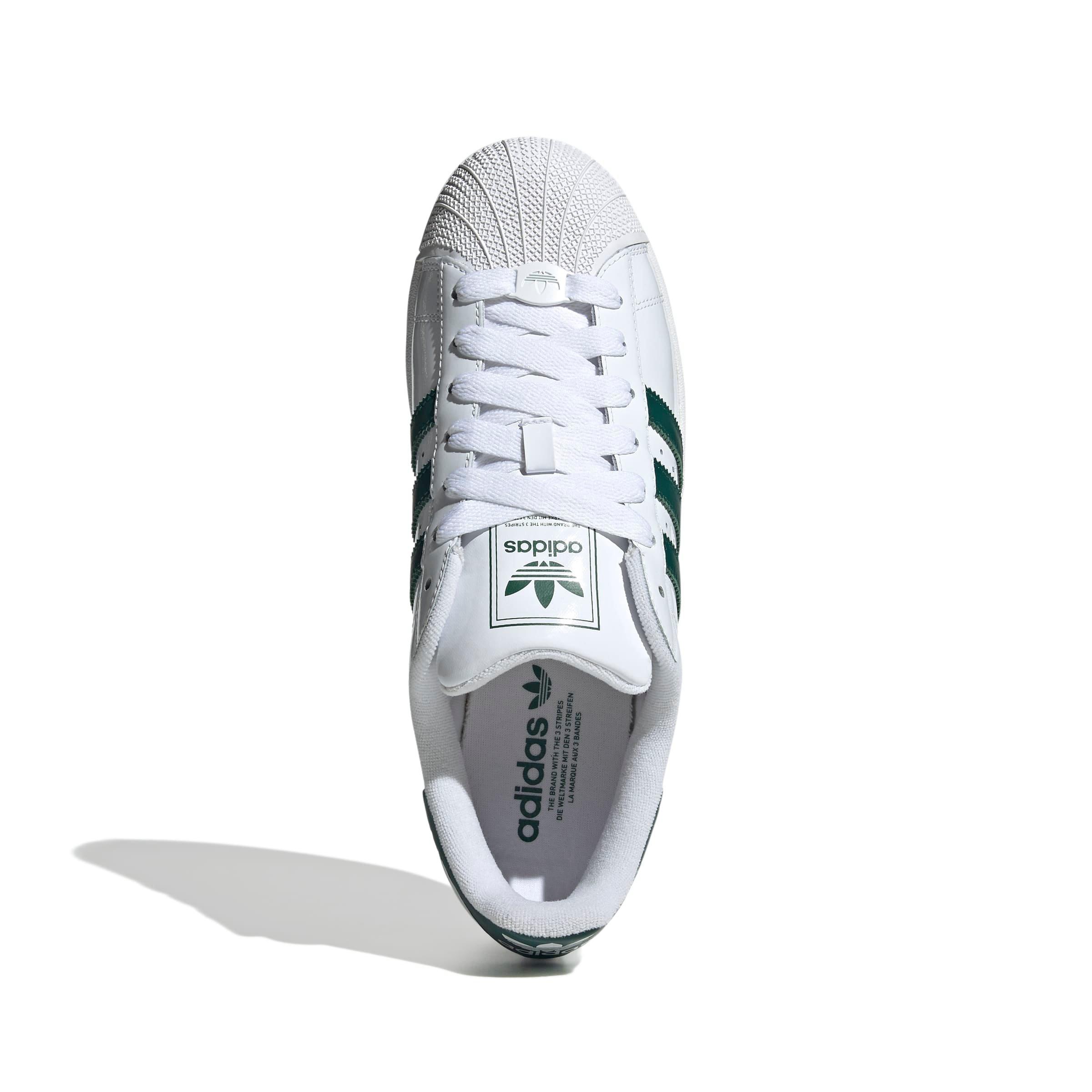 adidas Originals Superstar II "Ftwr White/Collegiate Green/Ftwr White" Unisex Shoe - WHITE/GREEN/WHITE Thumbnail View 5