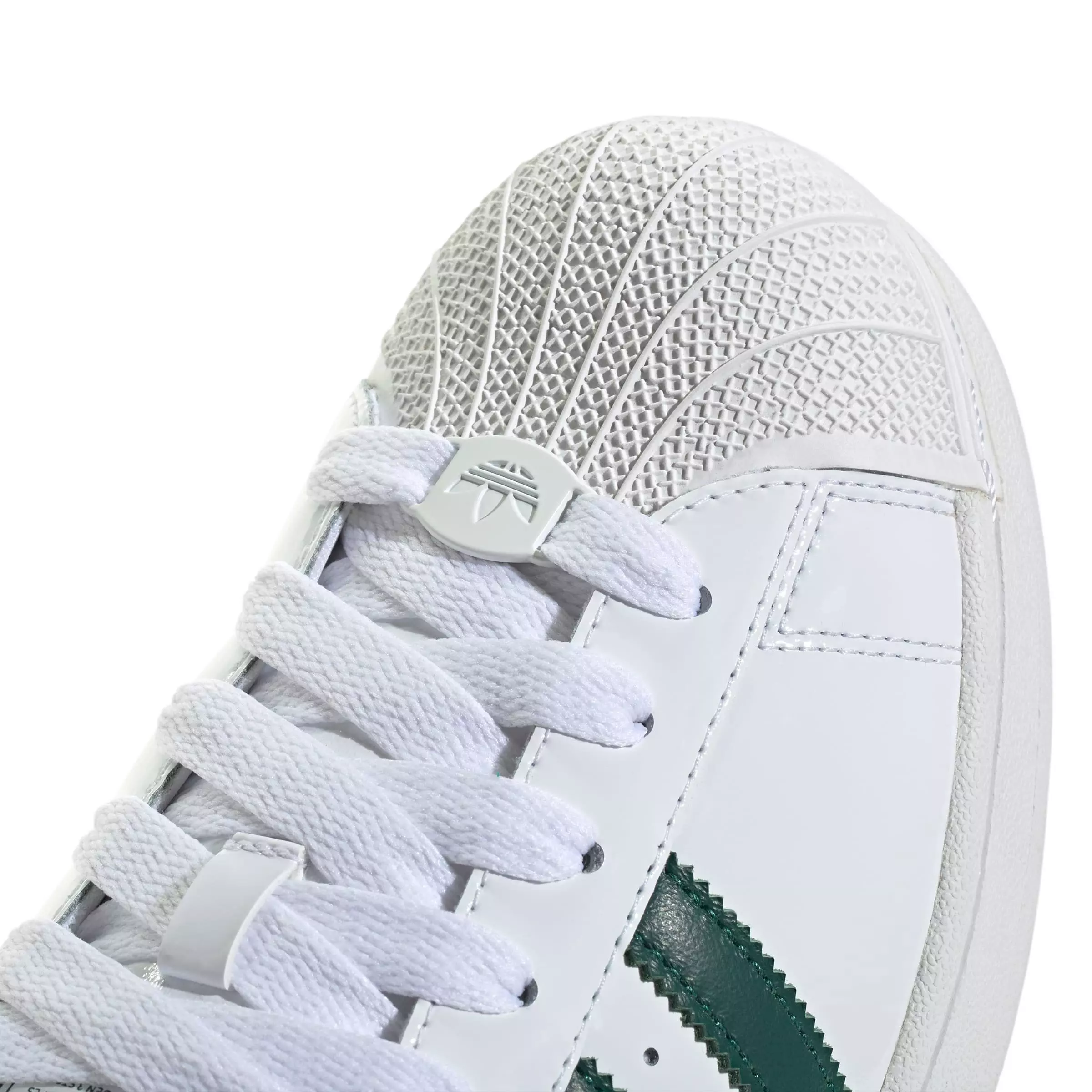 adidas Originals Superstar II "Ftwr White/Collegiate Green/Ftwr White" Unisex Shoe - WHITE/GREEN/WHITE
