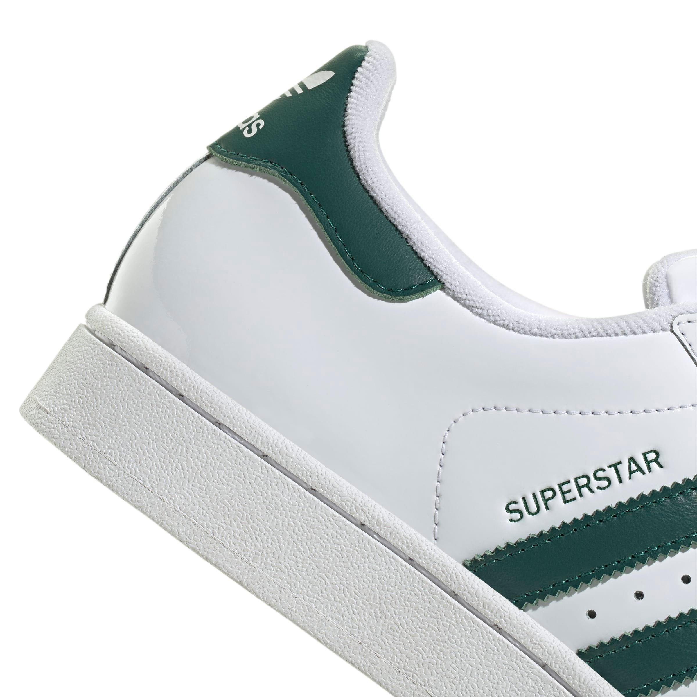 adidas Originals Superstar II "Ftwr White/Collegiate Green/Ftwr White" Unisex Shoe - WHITE/GREEN/WHITE Thumbnail View 8
