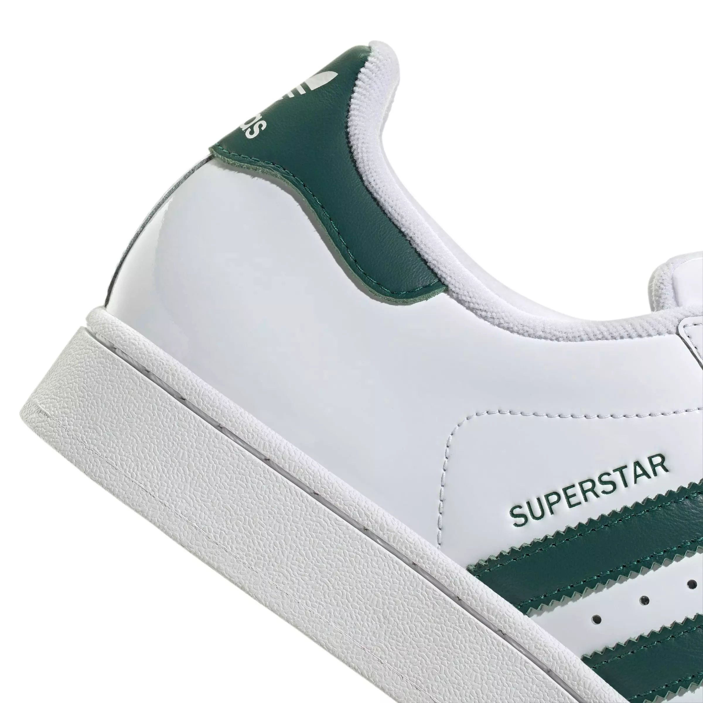 adidas Originals Superstar II "Ftwr White/Collegiate Green/Ftwr White" Unisex Shoe - WHITE/GREEN/WHITE