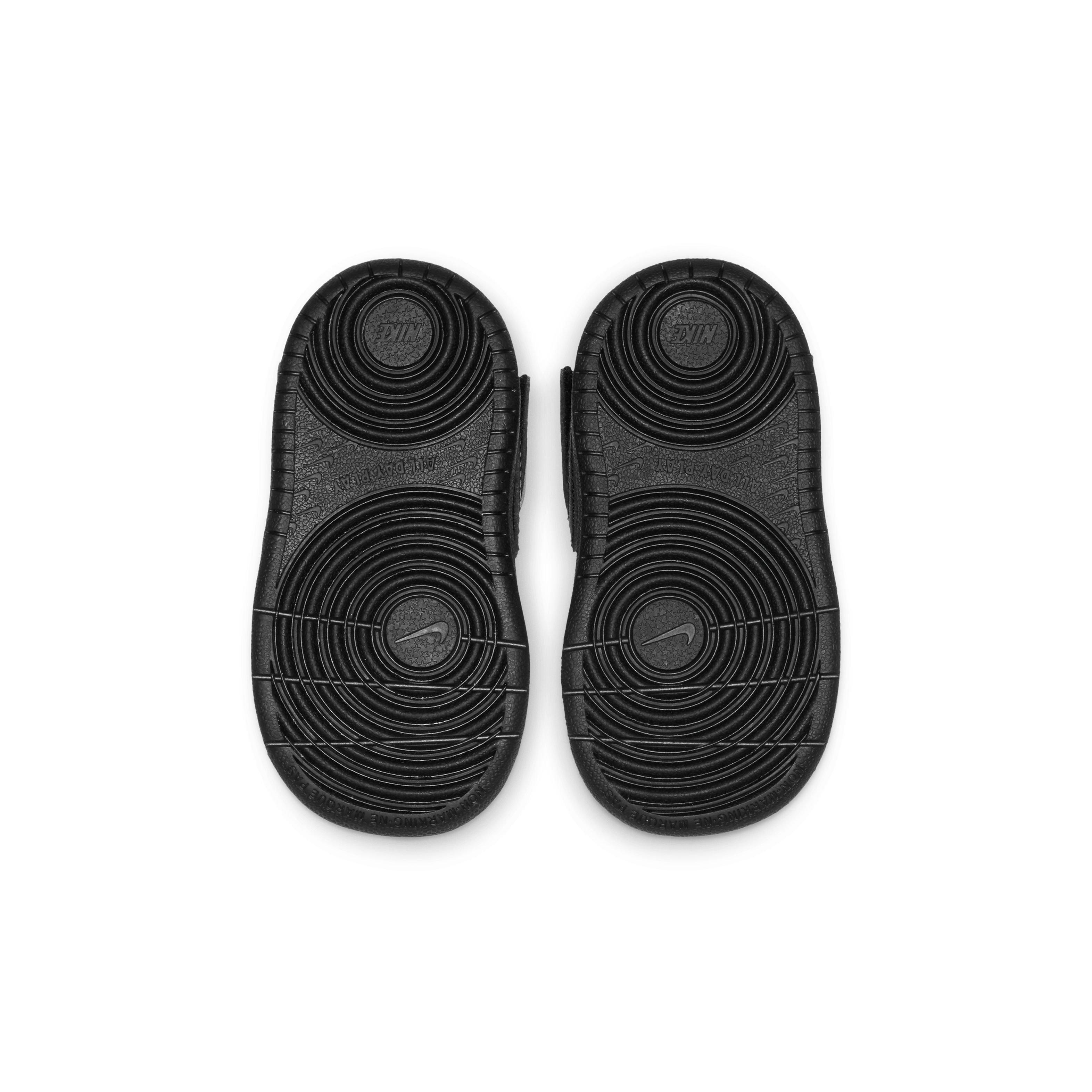 Nike Court Borough Mid 2 Toddler Boys' "Black/Black" Shoe