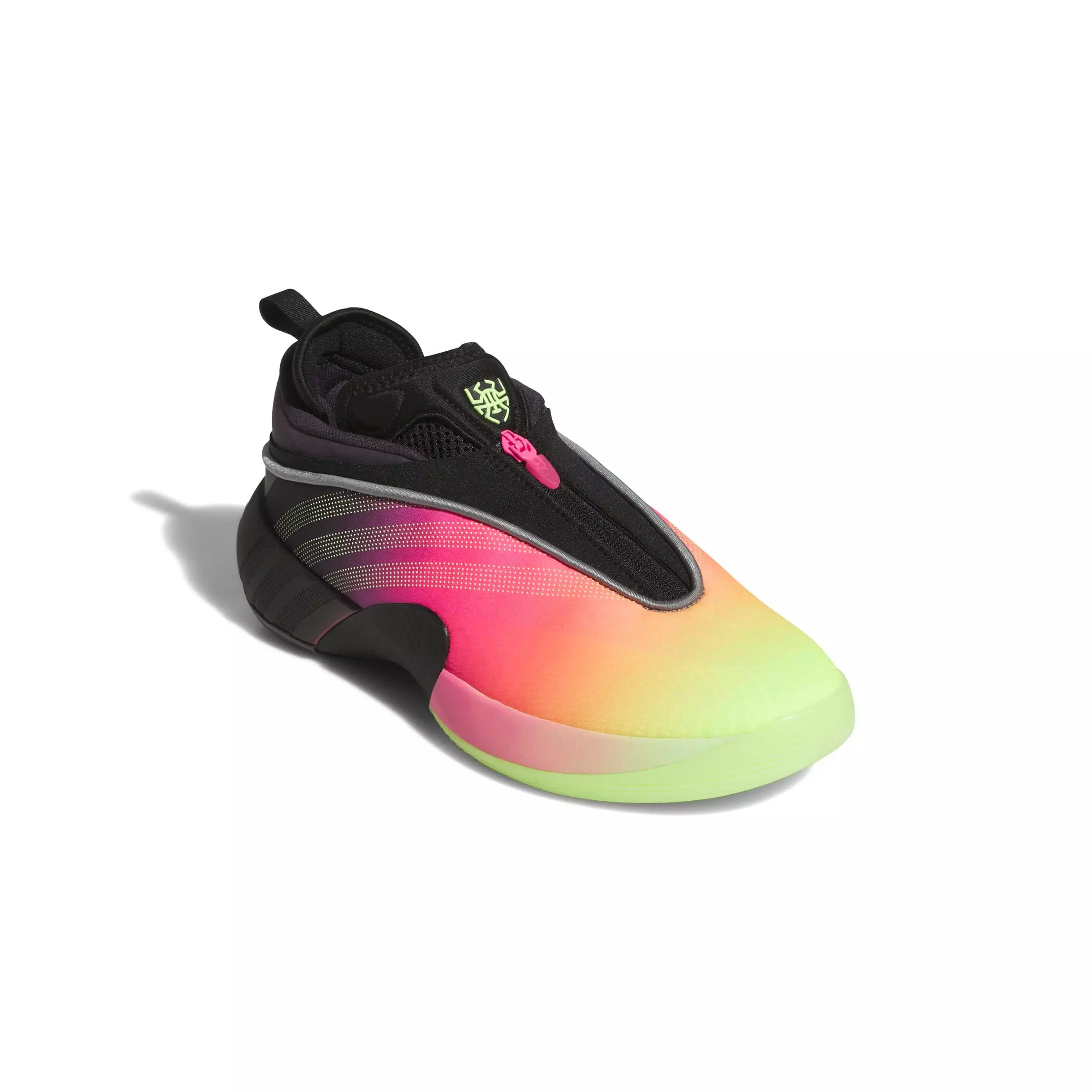 adidas D.O.N. Issue 7 "Aurora Black/Lucid Pink/Hi-Res Yellow" Unisex Basketball Shoe - BLACK/PINK/YELLOW