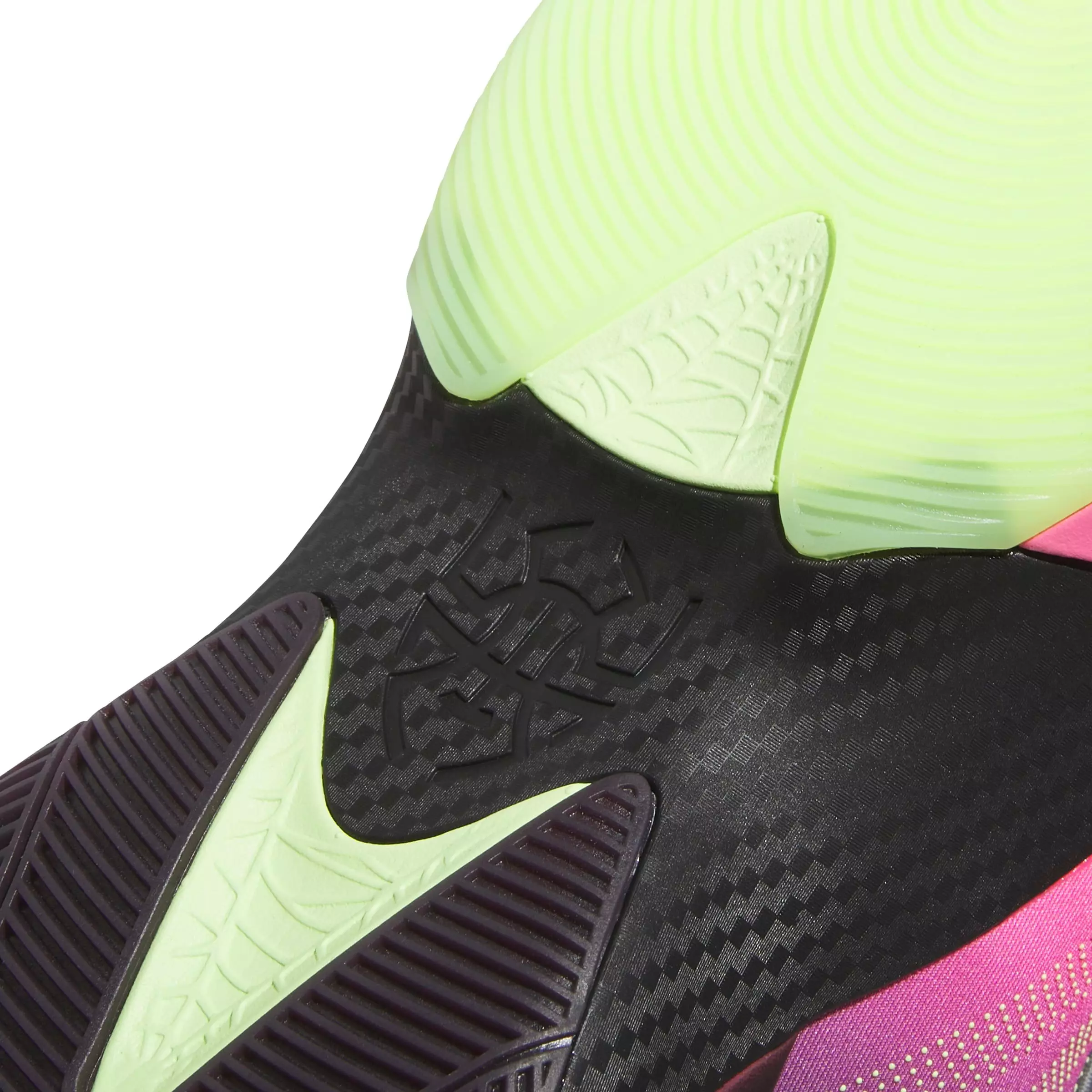 adidas D.O.N. Issue 7 "Aurora Black/Lucid Pink/Hi-Res Yellow" Unisex Basketball Shoe - BLACK/PINK/YELLOW