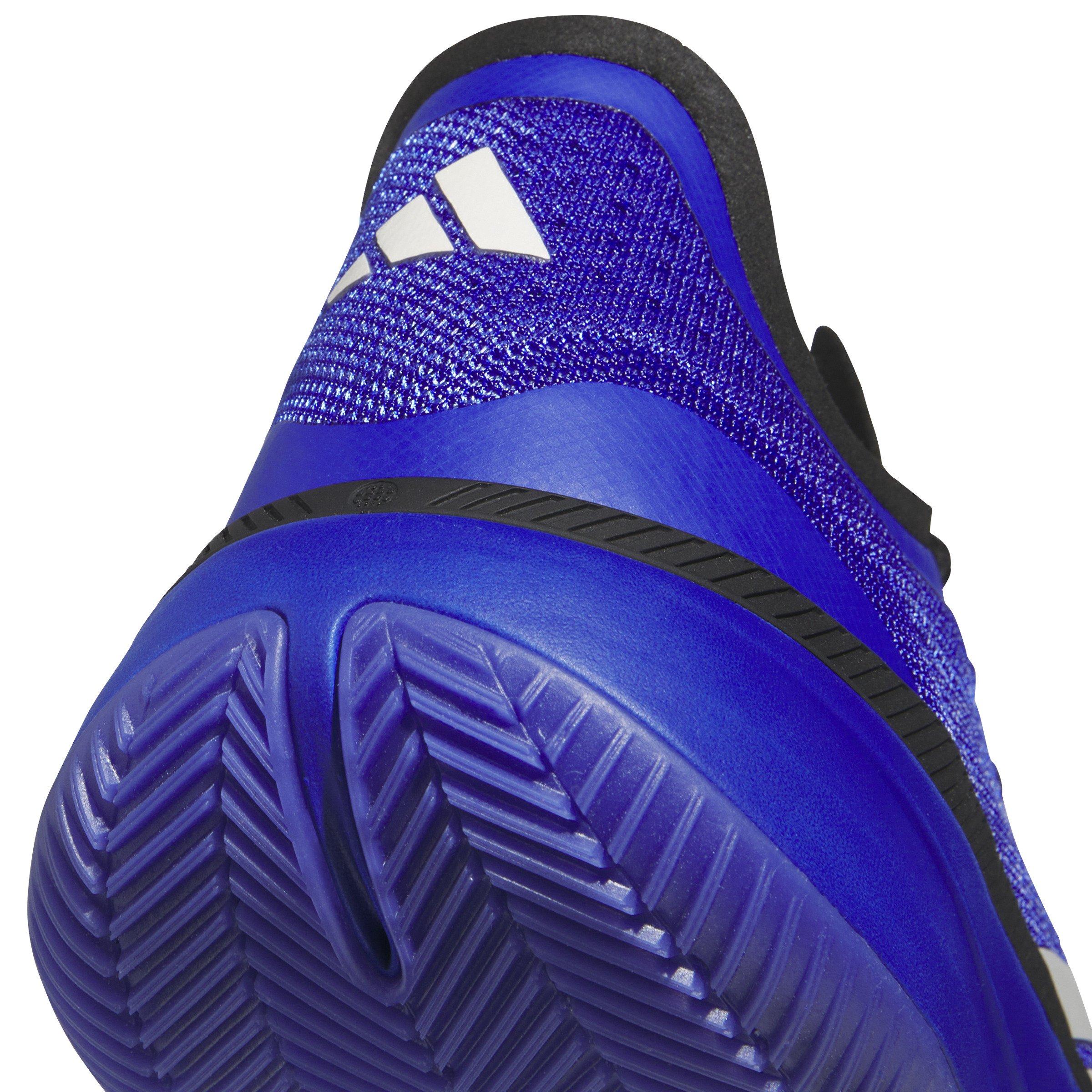 adidas Adizero Select 2.0 Low "Lucid Blue/Core Black/Zero Metallic" Unisex Basketball Shoe - BLUE/BLACK/ZERO Thumbnail View 7