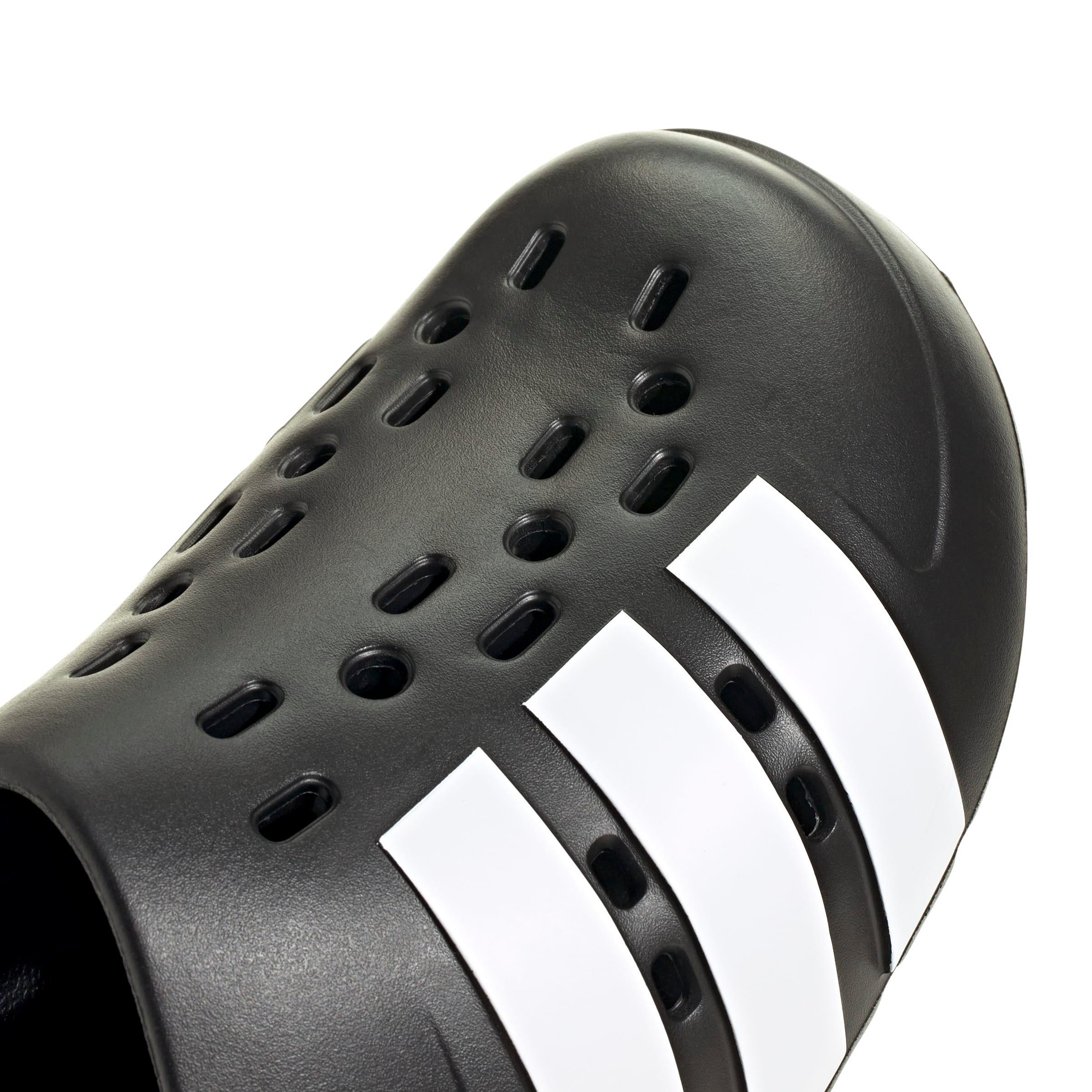 adidas Adilette Clog 2.0 "Core Black/Ftwr White/Core Black" Men's Shoe - BLACK/WHITE/BLACK Thumbnail View 7