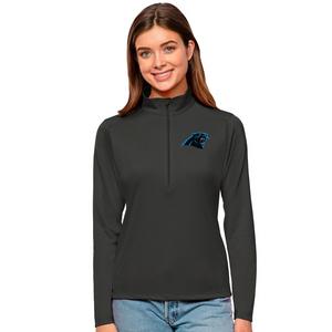 Antigua Women's Carolina Panthers Tribute Quarter-Zip Pullover Jacket