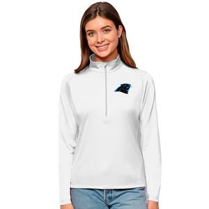Antigua Women's Carolina Panthers Tribute Quarter-Zip Pullover Jacket
