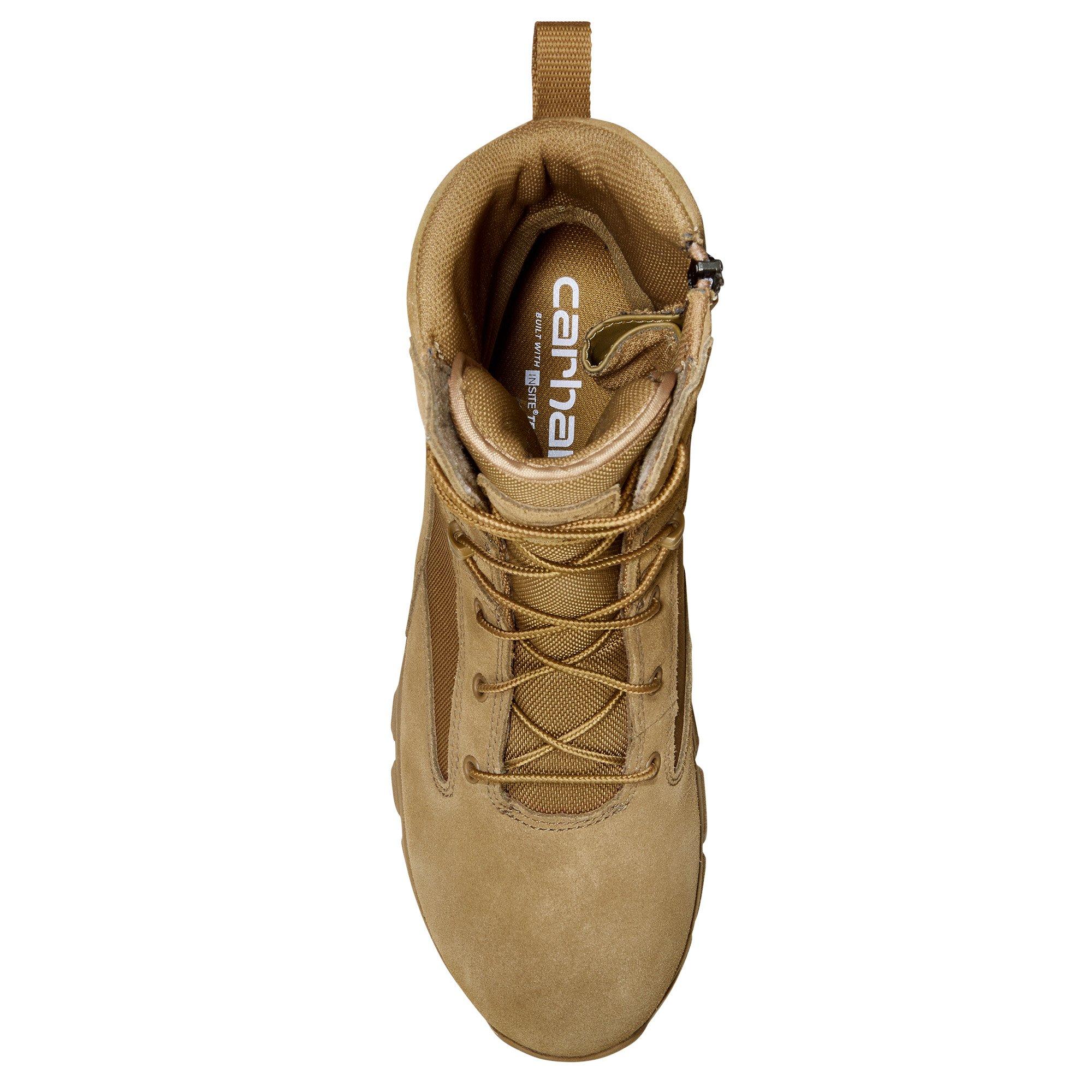 Carhartt Gilmore Waterproof 8" Side Zip "Klondike Khaki" Men's Wide Hiker Boot - KHAKI Thumbnail View 5