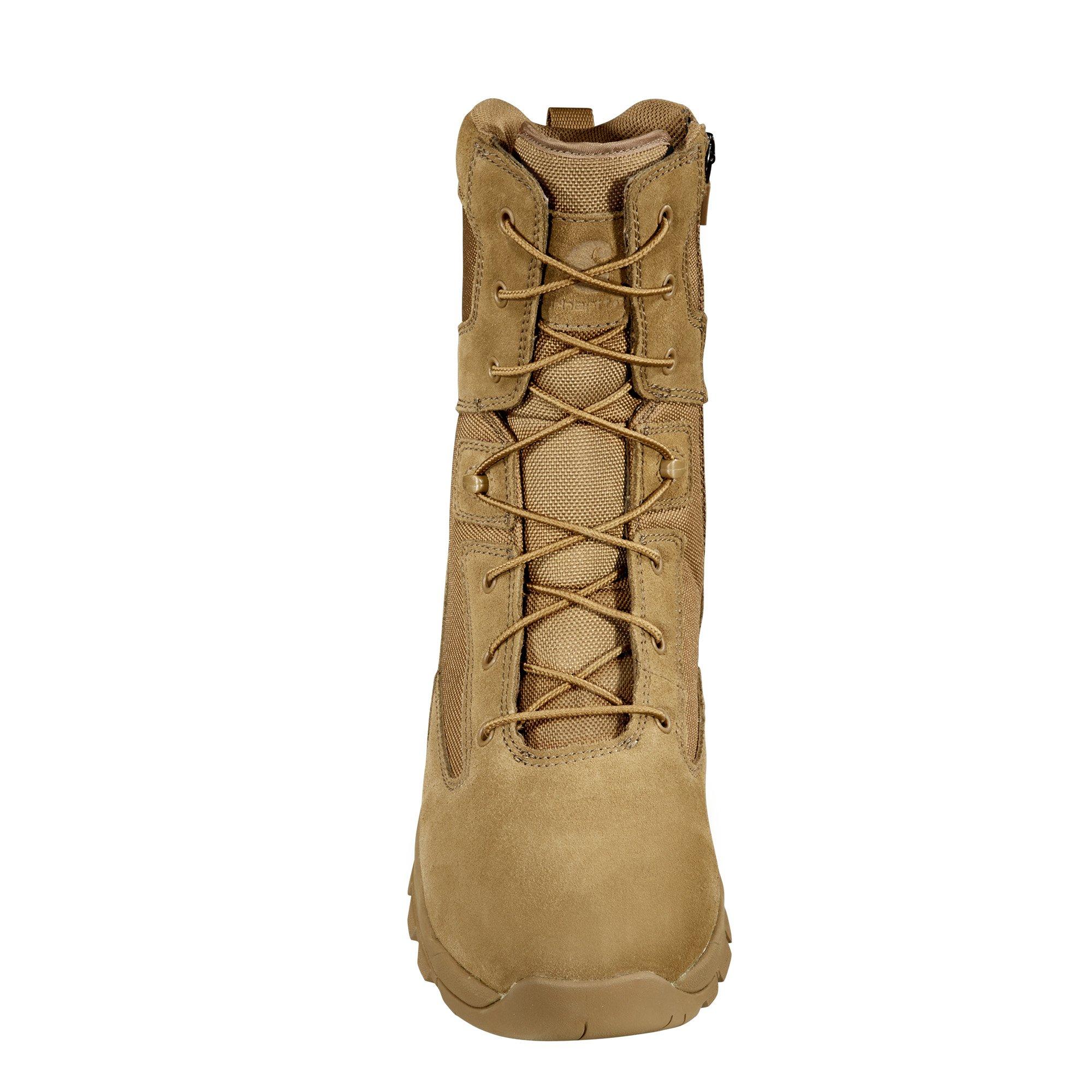 Carhartt Gilmore Waterproof 8" Side Zip "Klondike Khaki" Men's Wide Hiker Boot - KHAKI Thumbnail View 7