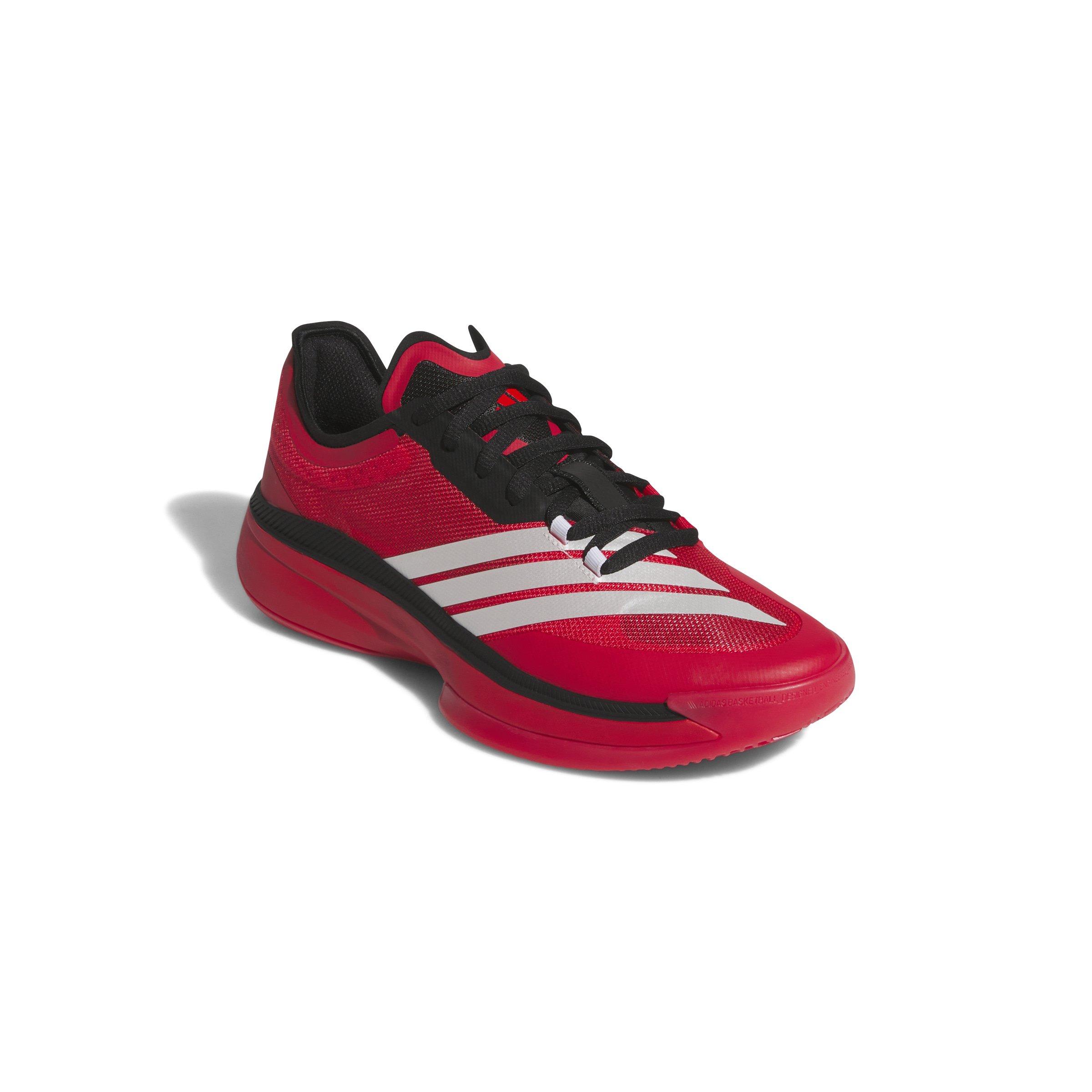 adidas Adizero Select 2.0 Low "Pure Ruby/Core Black/Zero Metallic" Unisex Basketball Shoe - RUBY/BLACK/ZERO Thumbnail View 3