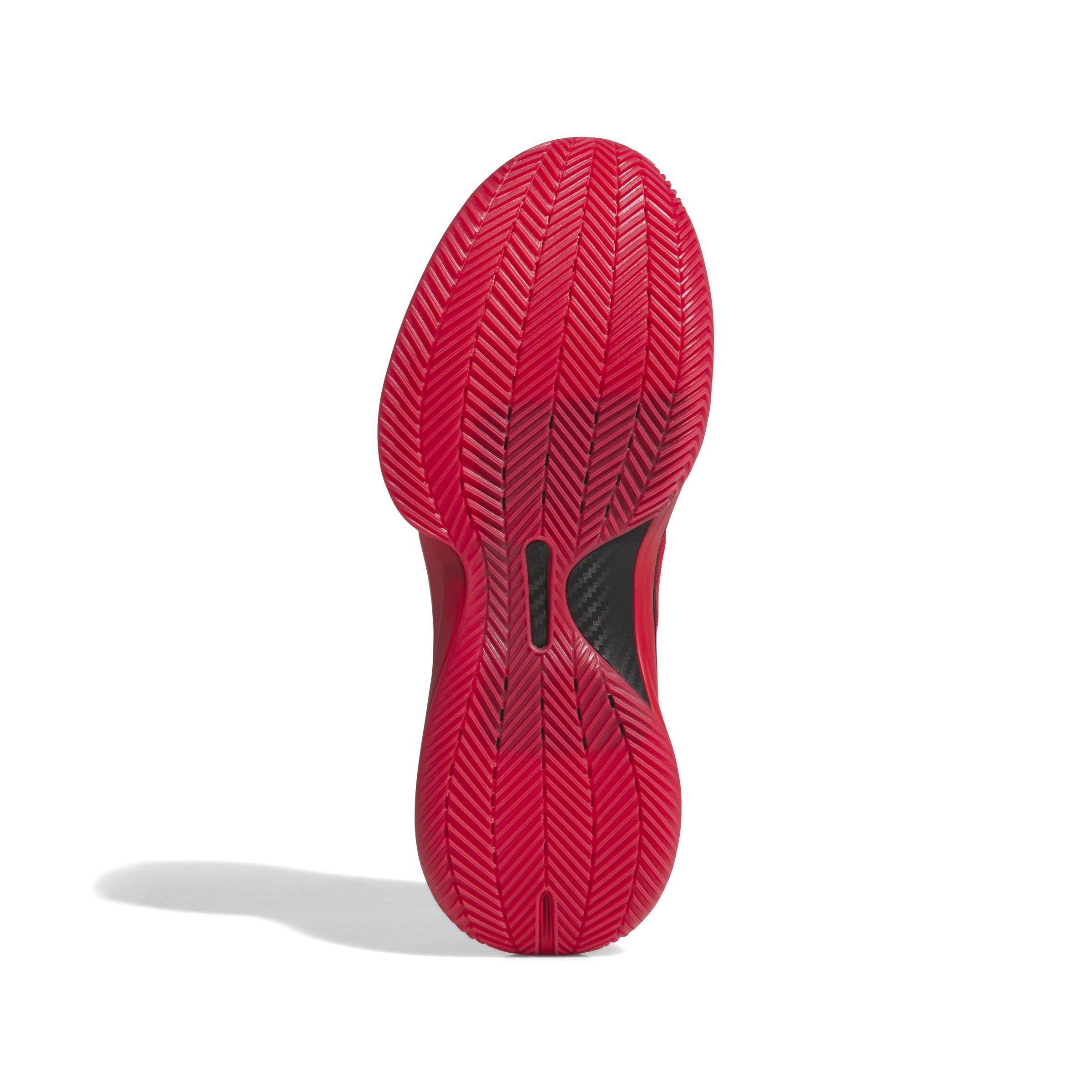 adidas Adizero Select 2.0 Low "Pure Ruby/Core Black/Zero Metallic" Unisex Basketball Shoe - RUBY/BLACK/ZERO Thumbnail View 6