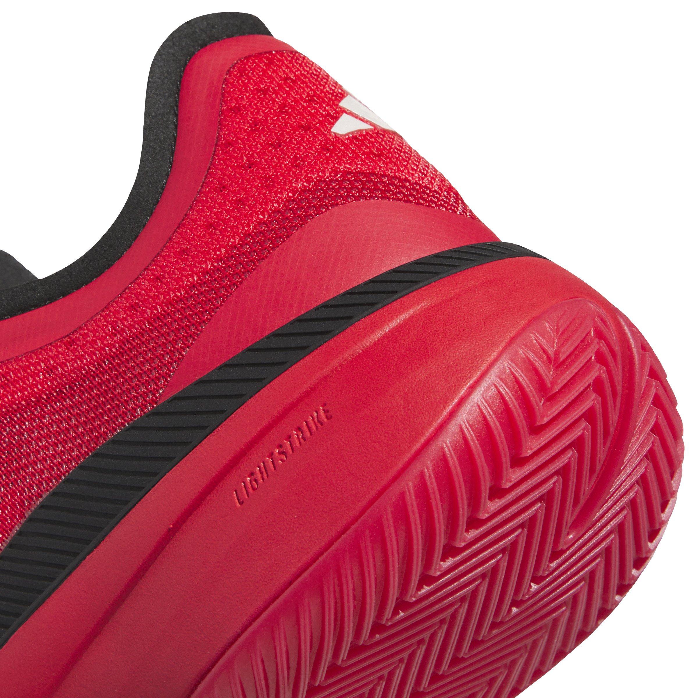 adidas Adizero Select 2.0 Low "Pure Ruby/Core Black/Zero Metallic" Unisex Basketball Shoe - RUBY/BLACK/ZERO Thumbnail View 7