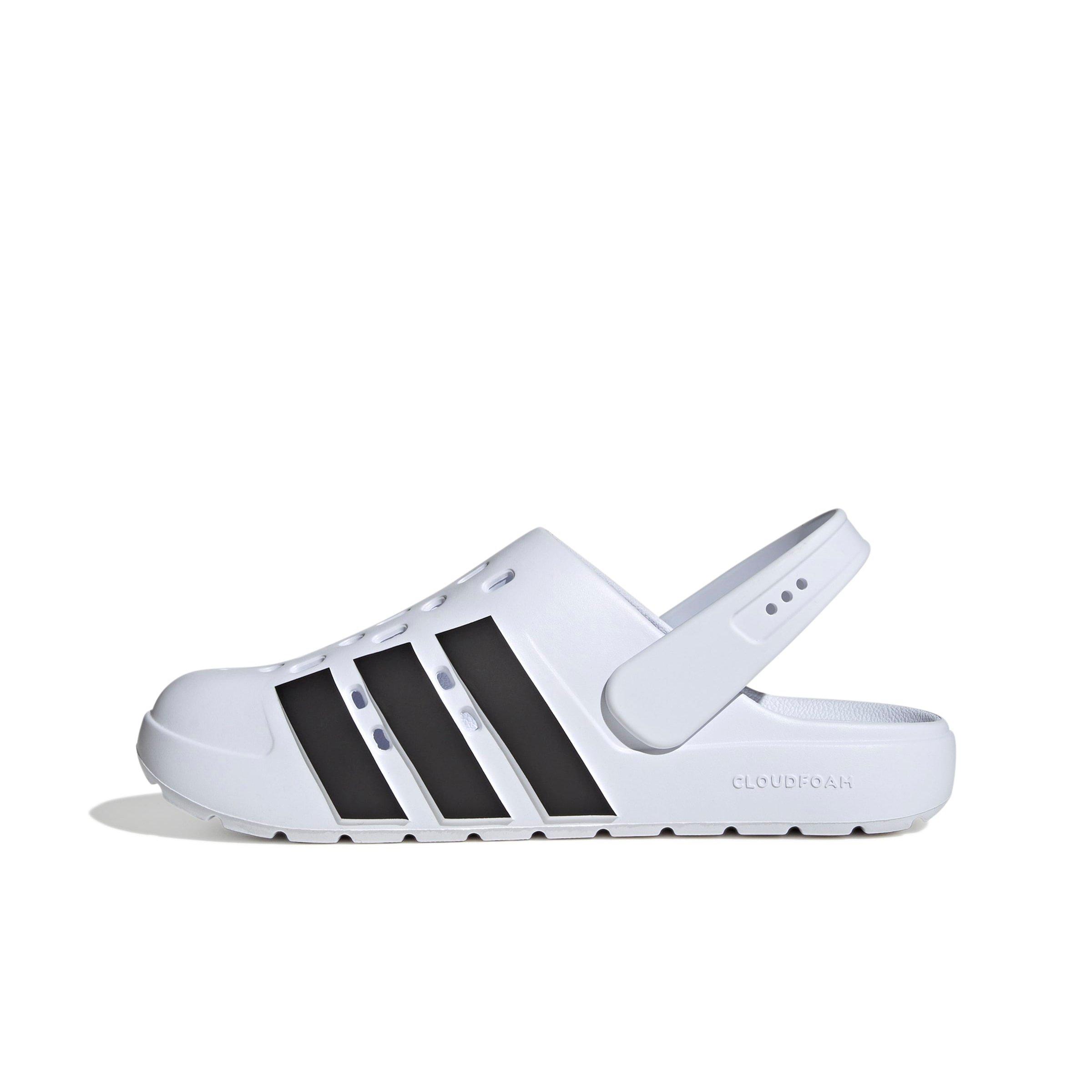 adidas Adilette Clog 2.0 "Ftwr White/Core Black/Ftwr White" Men's Shoe - WHITE/BLACK/WHITE Thumbnail View 2
