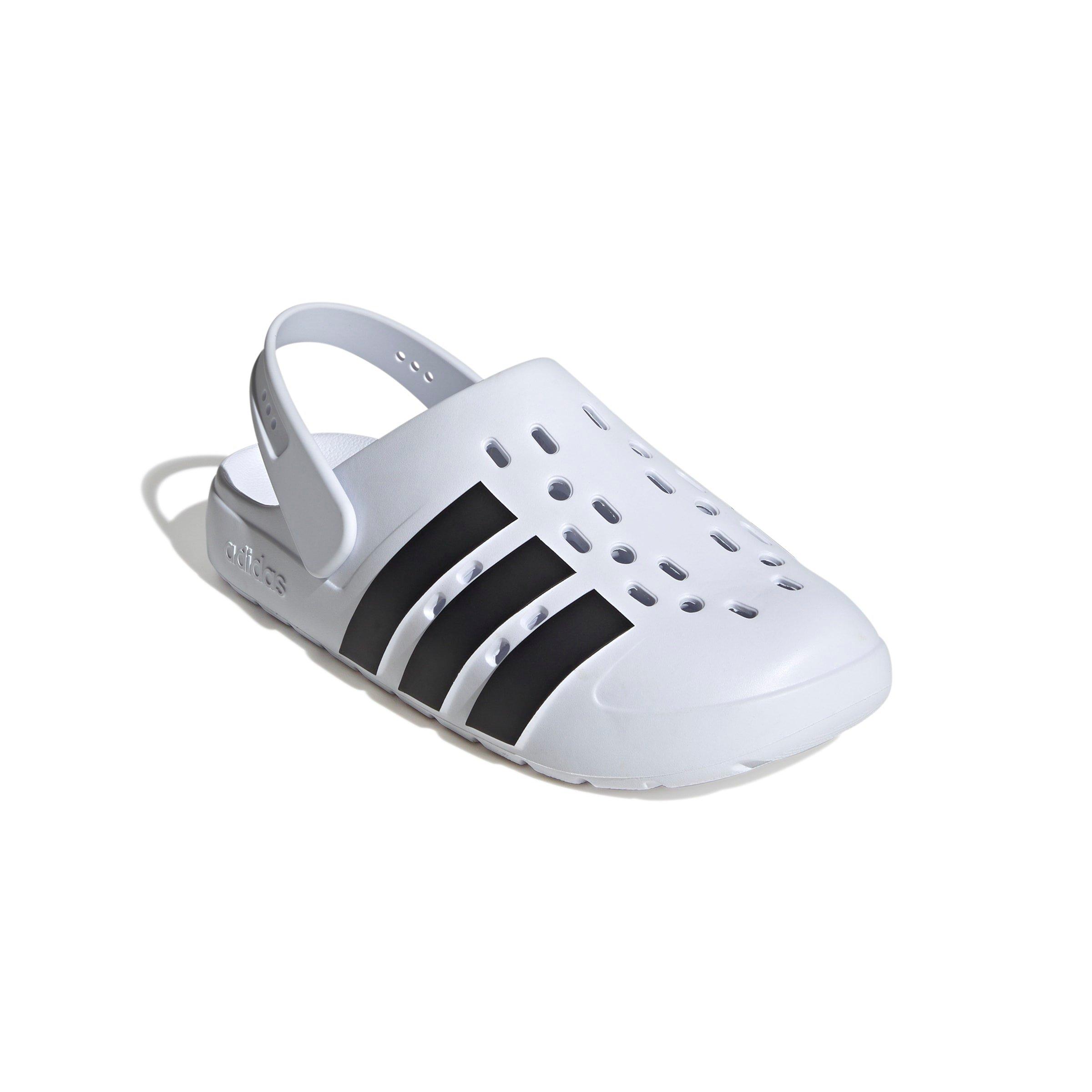adidas Adilette Clog 2.0 "Ftwr White/Core Black/Ftwr White" Men's Shoe - WHITE/BLACK/WHITE Thumbnail View 3
