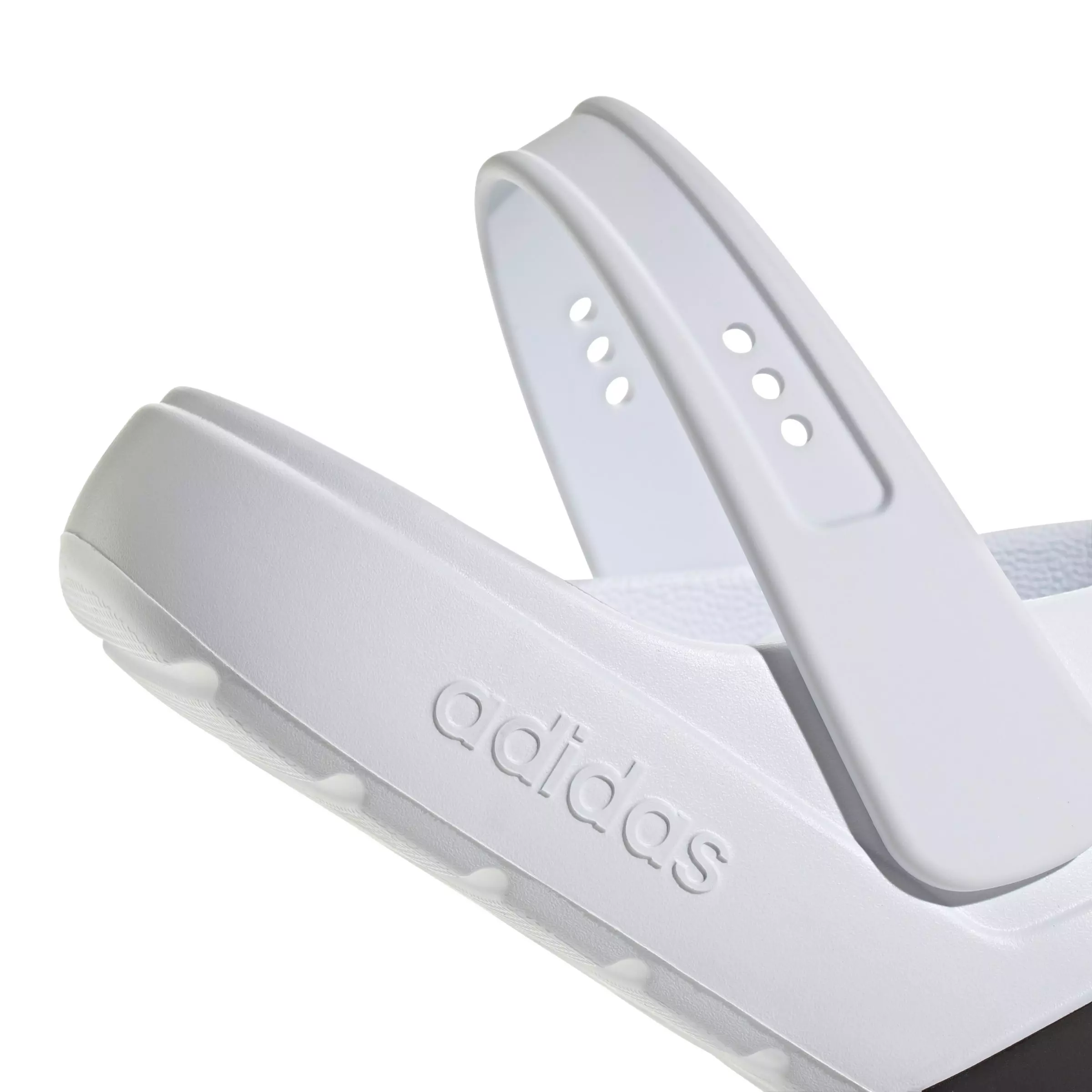 adidas Adilette Clog 2.0 "Ftwr White/Core Black/Ftwr White" Men's Shoe - WHITE/BLACK/WHITE