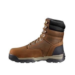 Carhartt Ground Force 8" Soft Toe Insulated "Brown Oil Tanned" Men's Wide Work Boot