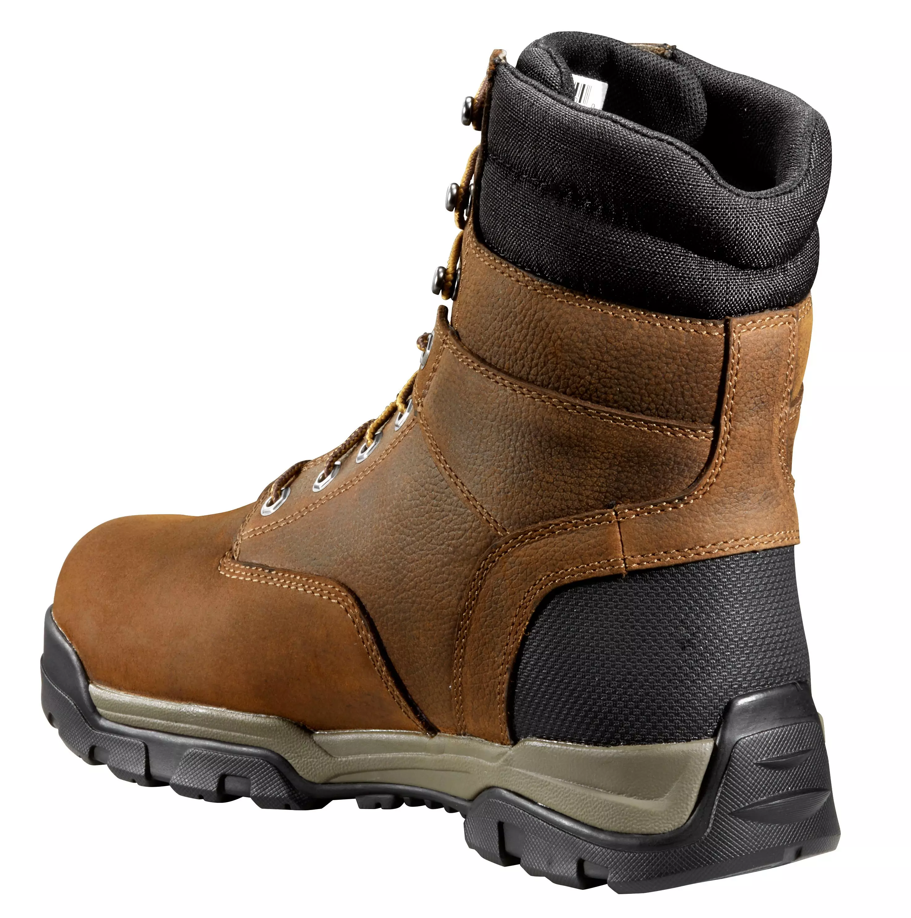 Carhartt Ground Force 8" Soft Toe Insulated "Brown Oil Tanned" Men's Wide Work Boot - BROWN