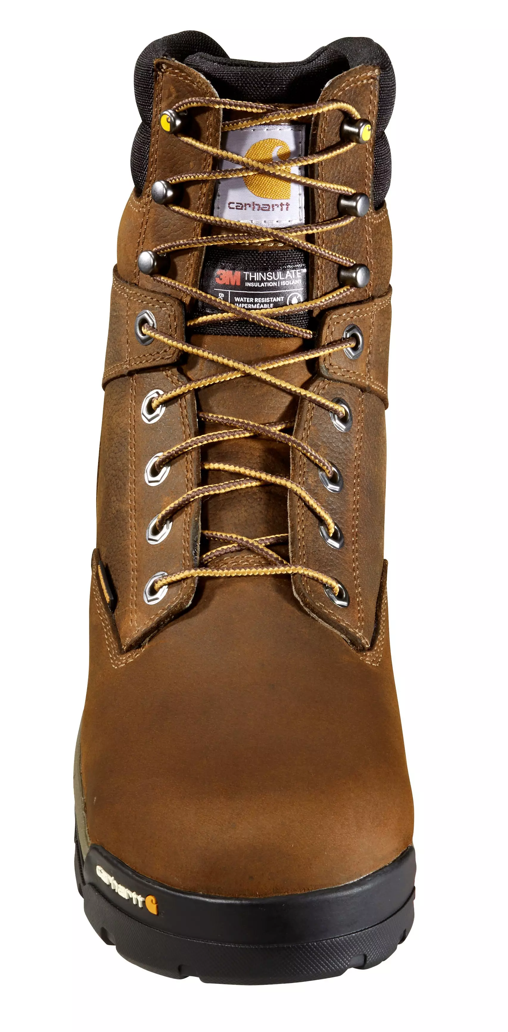 Carhartt Ground Force 8" Soft Toe Insulated "Brown Oil Tanned" Men's Wide Work Boot - BROWN