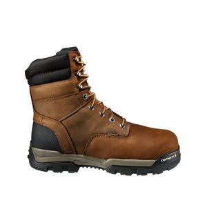 Carhartt Ground Force 8" Soft Toe Insulated "Brown Oil Tanned" Men's Wide Work Boot